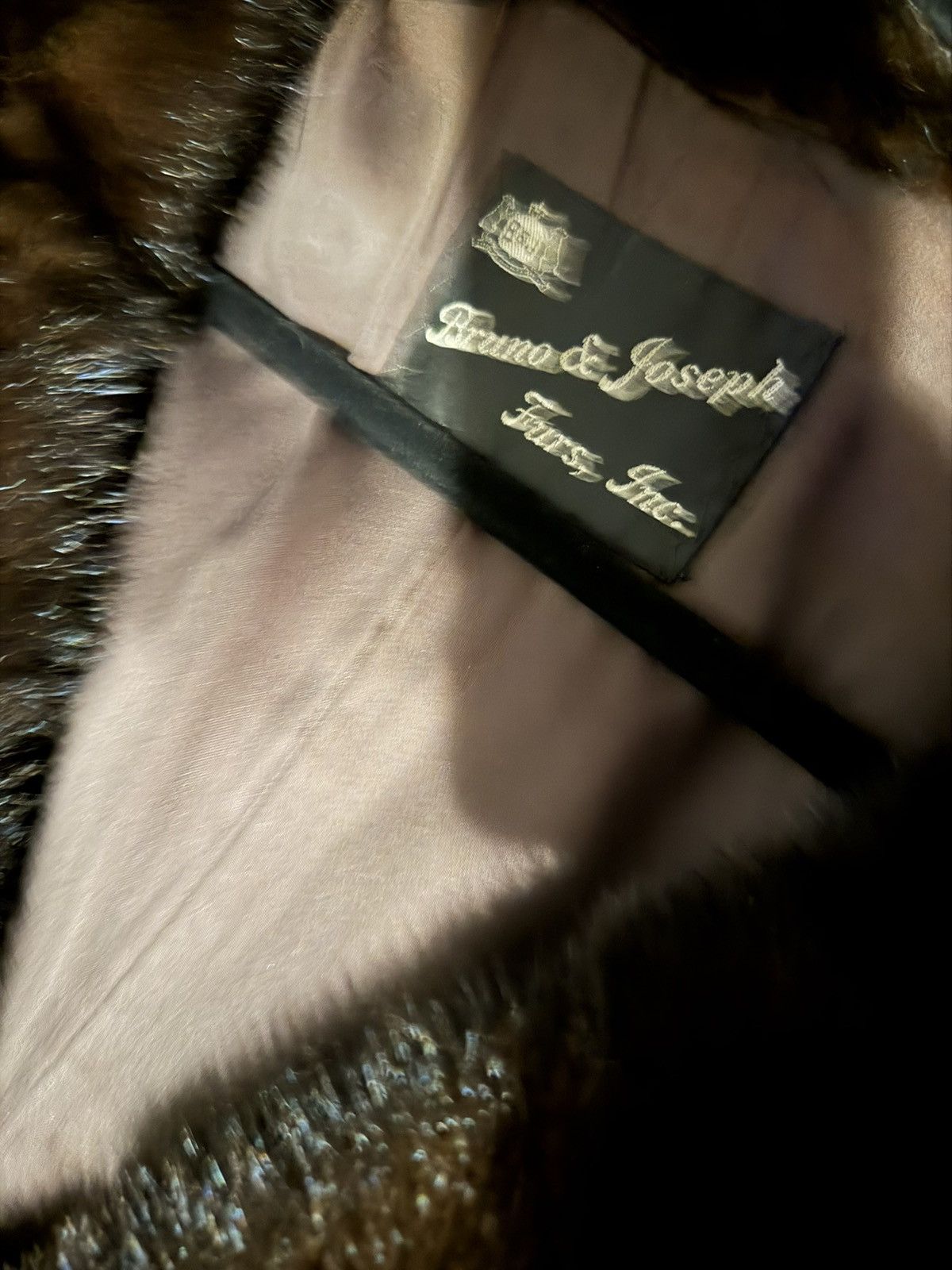 Custom made bruno and joseph real mink fur coat