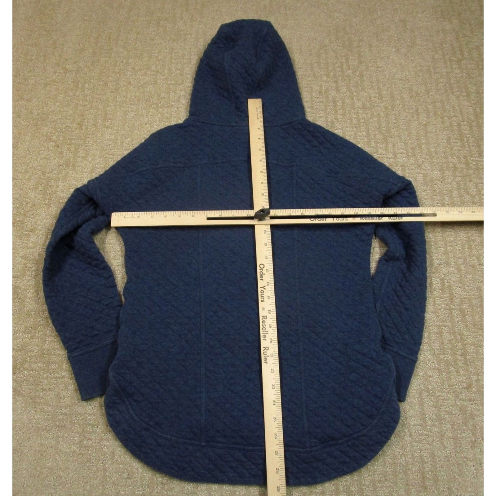 Patagonia Patagonia Hoodie Women Medium Blue Quilted Full Zip Logo Outdoor Cotton Size M / US 6-8 / IT 42-44 - 4 Thumbnail