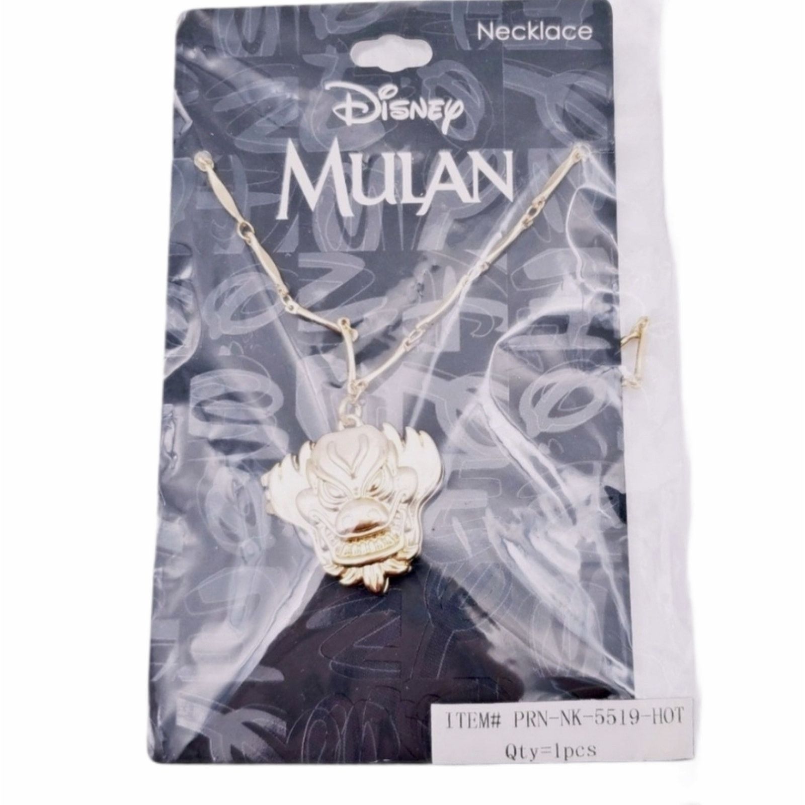 Disney Disney Mulan Gold Dragon Pendant Necklace Size ONE SIZE - 1 Thumbnail