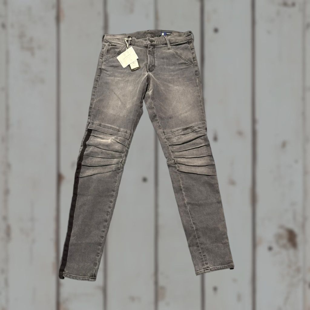 G-Star G-Star Raw Jeans 1914 3D Skinny Denim Moto Women 31x32 Gray NEW Size 24" / US 00 / IT 34 - 1 Thumbnail
