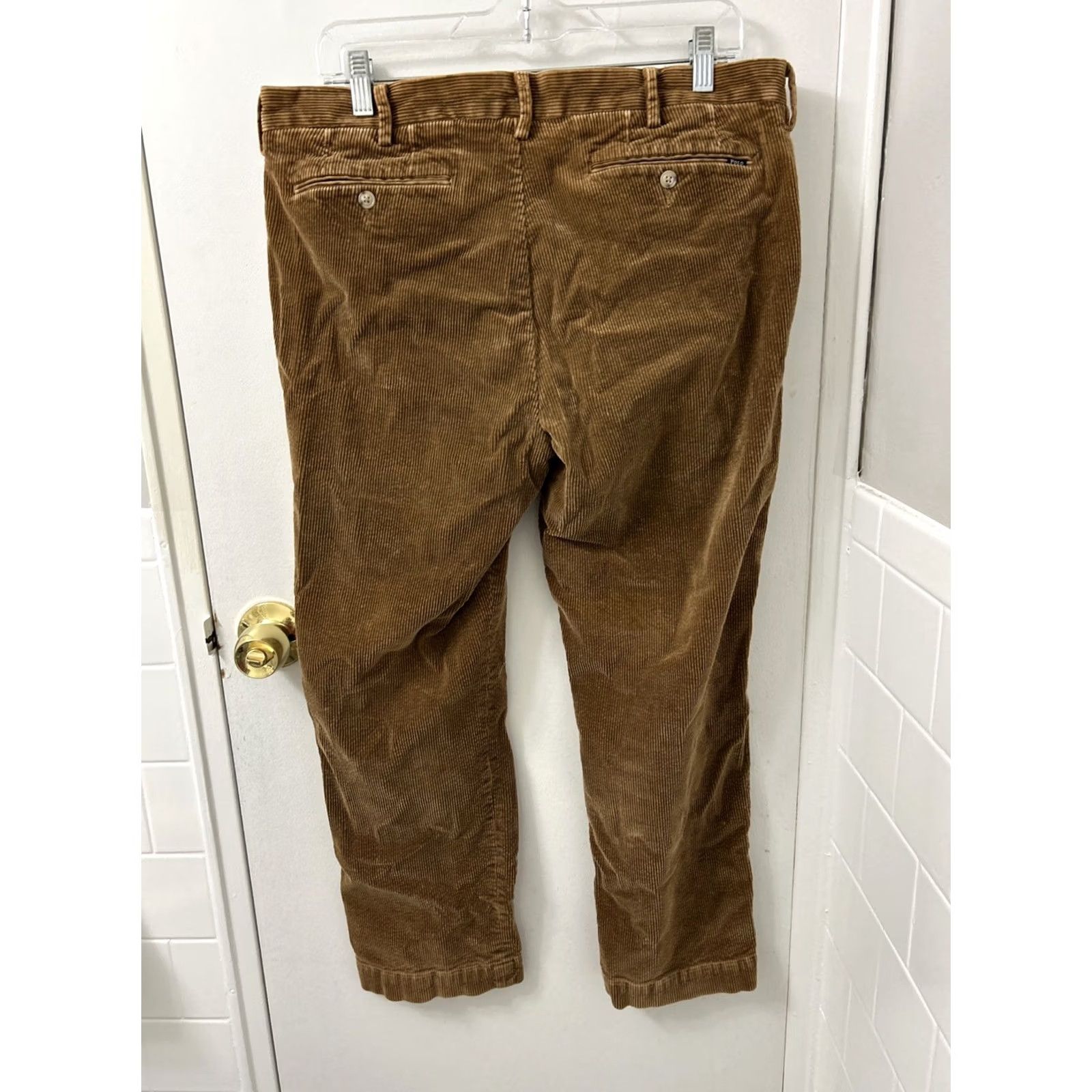 Polo Ralph Lauren Polo Ralph Lauren Corduroy Pants Mens 36x30 Brown Classic Fit YKK Size US M / EU 48-50 / 2 - 6 Thumbnail