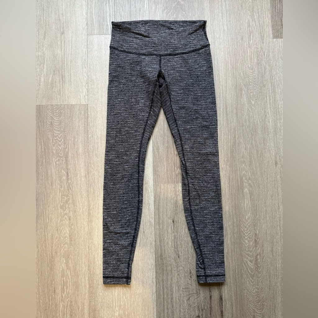Lululemon lululemon athletica Wunder Under Pants Coco Pique Leggings Size 30" / US 8 / IT 44 - 1 Thumbnail