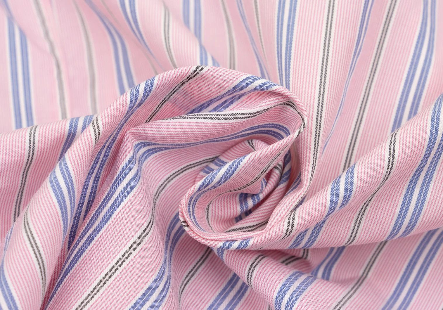 Junya Watanabe Camouflage Yoke Stripe Shirt in Pink Sax Size US S / EU 44-46 / 1 - 16 Thumbnail