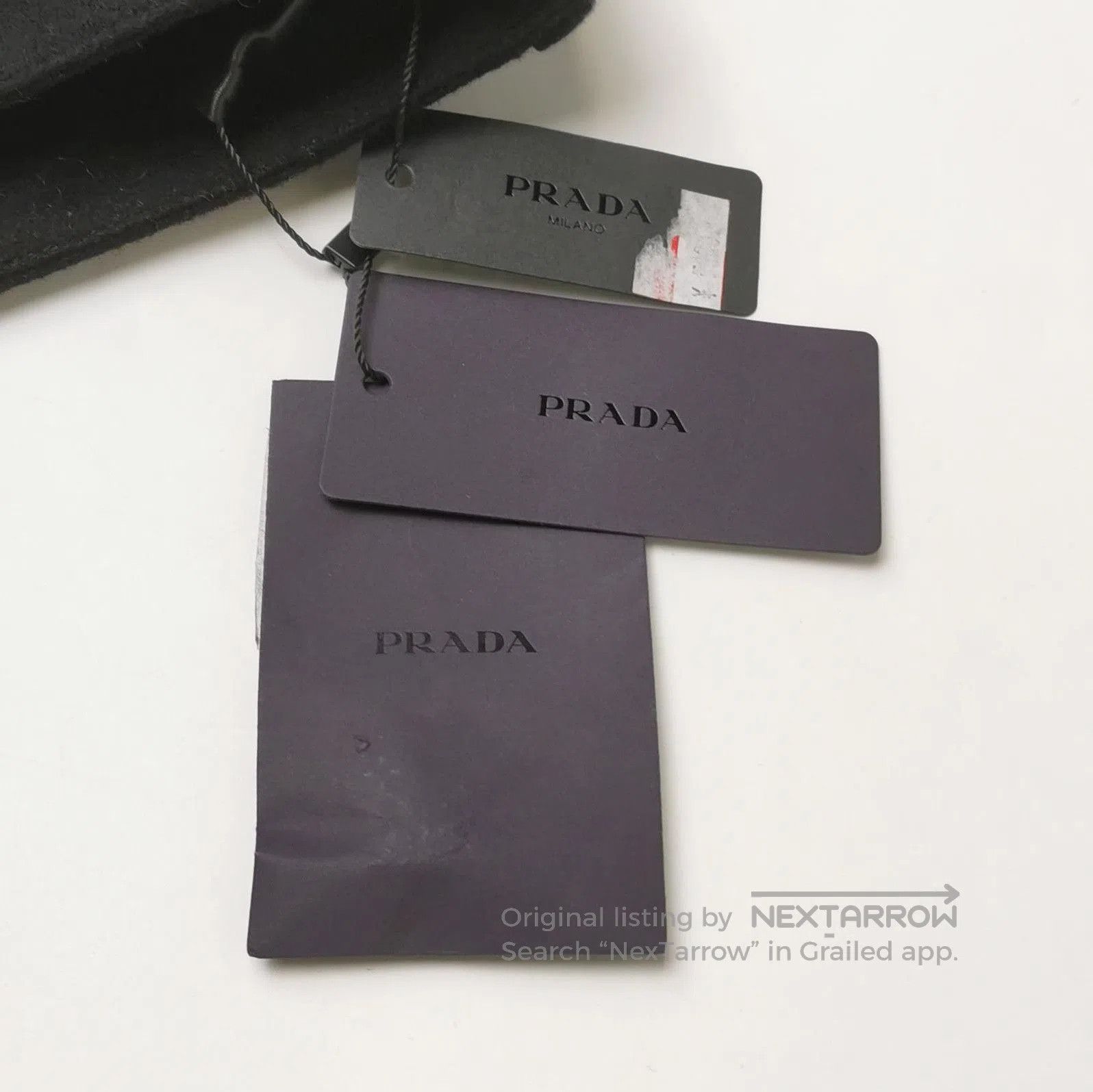 Prada Prada Wool Blend Triangle Logo Long Pants . Size 22" - 3 Thumbnail