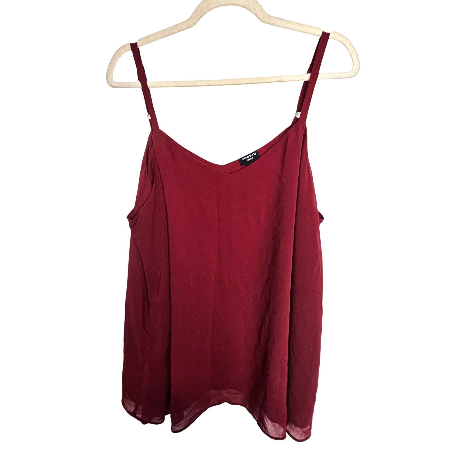 Torrid Torrid Womens Sophie Flowy Tank Plus Size 2X Minimalist Size XXL / US 16-18 / IT 52-54 - 1 Thumbnail
