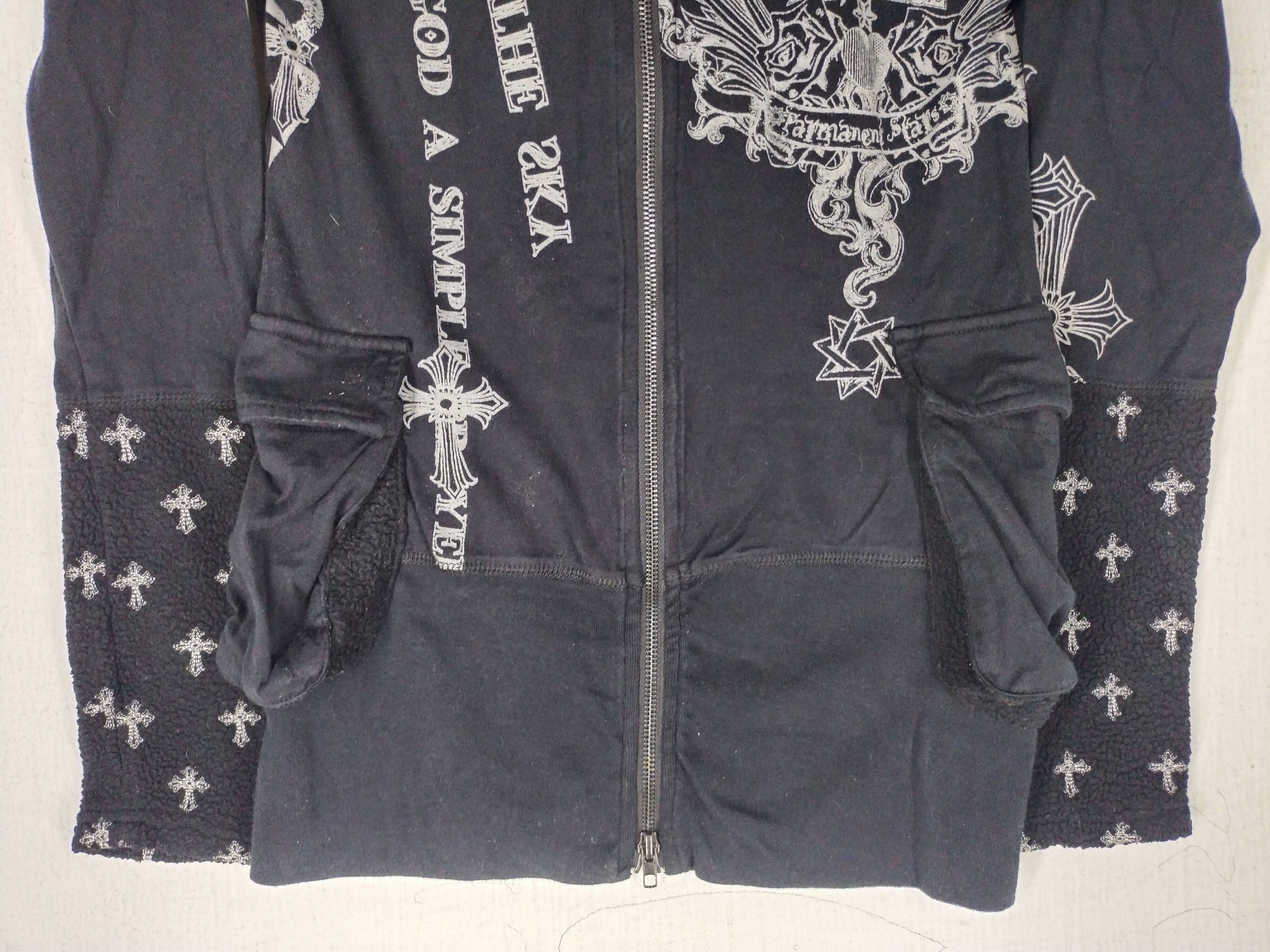 Japanese Brand GHTZ Japanese Punk If Six Was Nine Hoodie Size M / US 6-8 / IT 42-44 - 3 Thumbnail