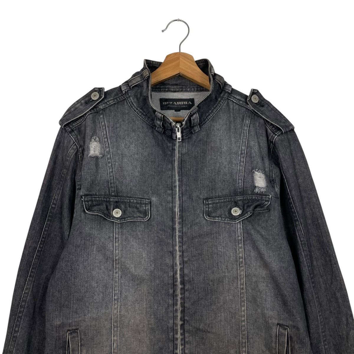 Japanese Brand Japanese Brand Bizarria Denim Jacket Size US S / EU 44-46 / 1 - 2 Thumbnail
