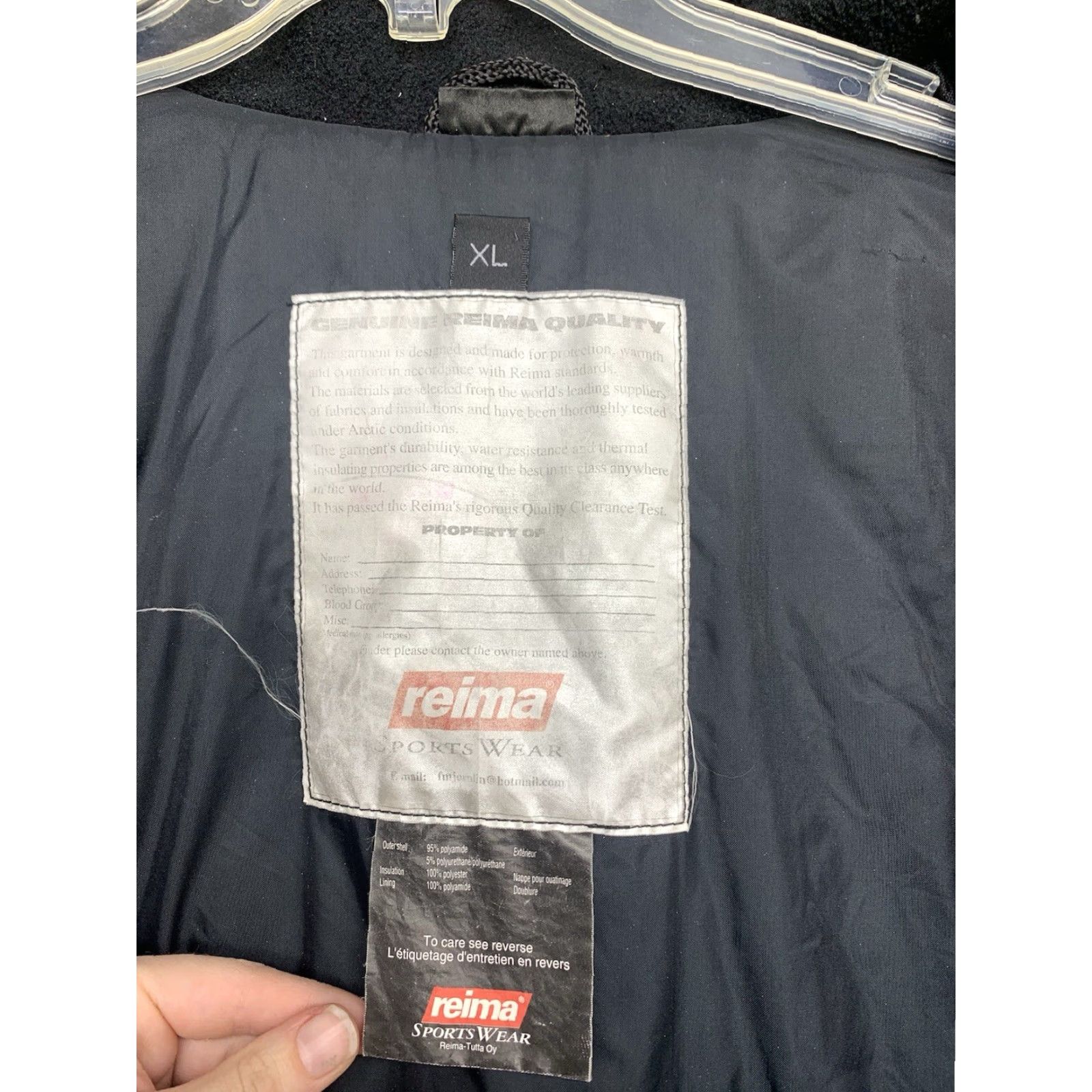 Vintage VINTAGE REIMA Jacket Mens XL Snow Coat Puffer 90s Snowsports Snowmobile Winter Board Size US XL / EU 56 / 4 - 5 Thumbnail