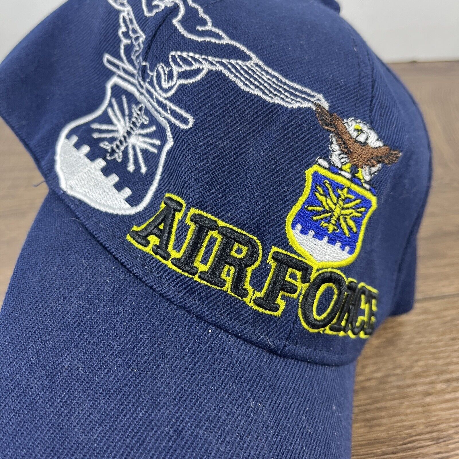 Other Air Force Hat United States Air Force Blue Hat Adjustable Ad Size ONE SIZE - 6 Thumbnail