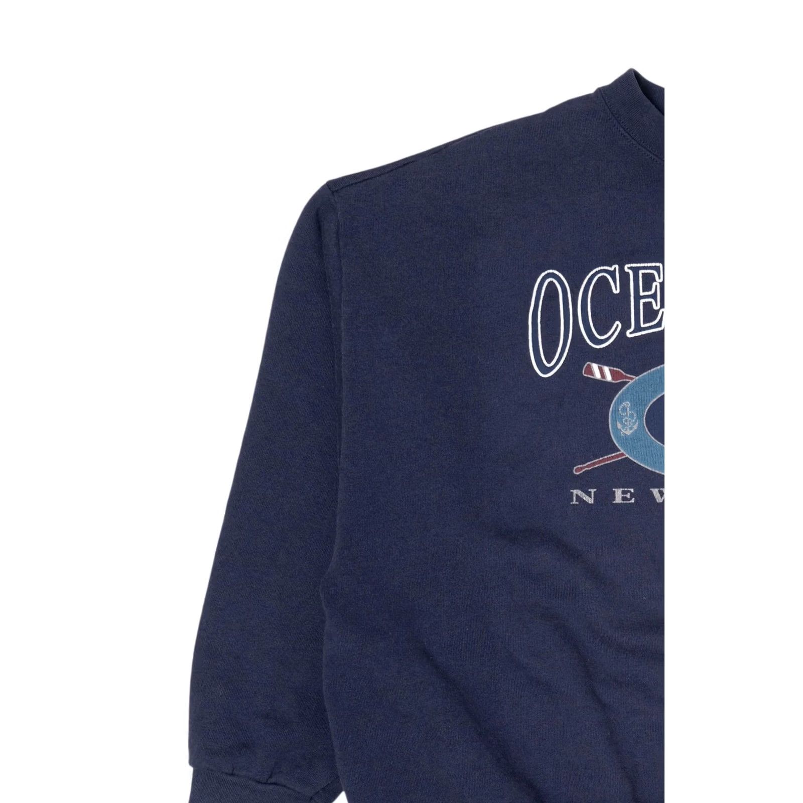 Delta VINTAGE Delta Navy Blue Ocean City New Jersey Sweatshirt 1990s X-Large Navy Blues Sweatshirt Mens Size US XL / EU 56 / 4 - 6 Thumbnail