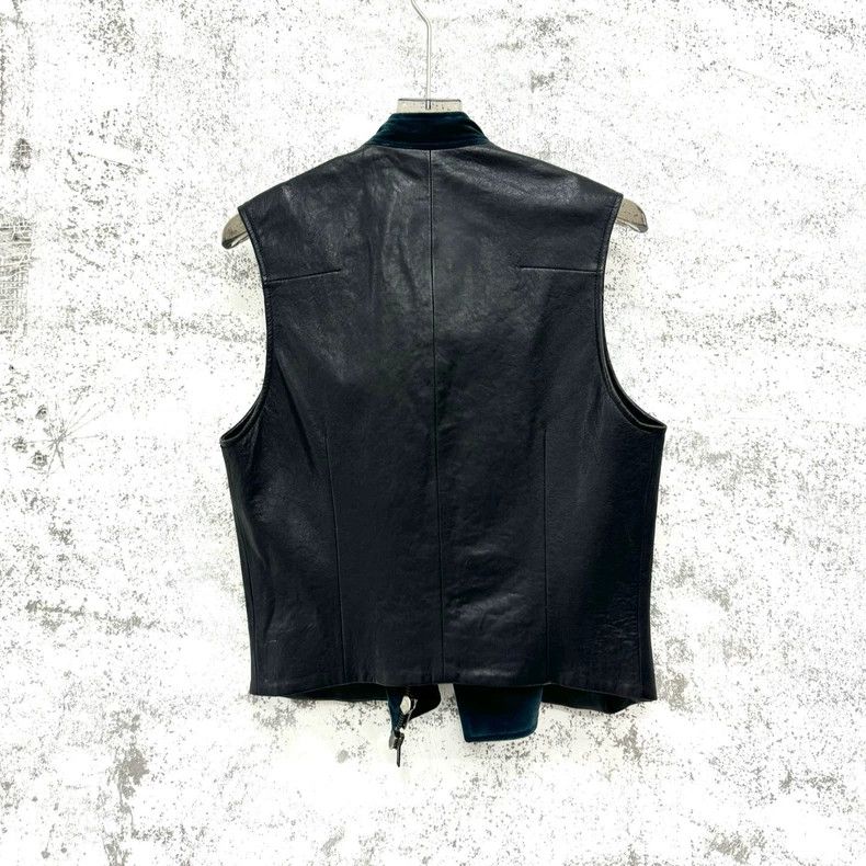 Haider Ackermann Haider Ackermann size154cm Velvet patchy vest Size S / US 4 / IT 40 - 2 Thumbnail