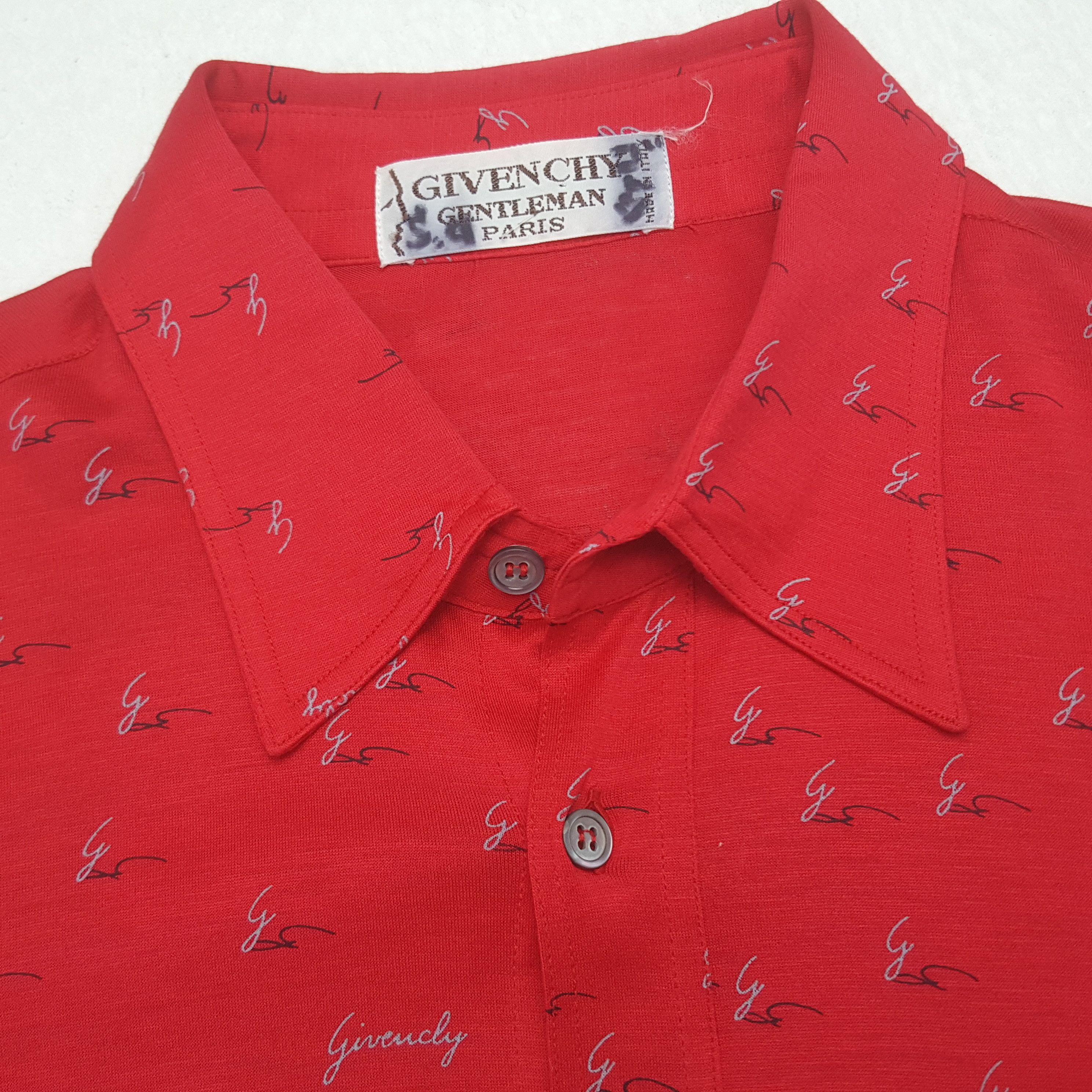 Givenchy Givenchy Embroidery Signature Monogram Button Up Shirt Size US L / EU 52-54 / 3 - 4 Thumbnail