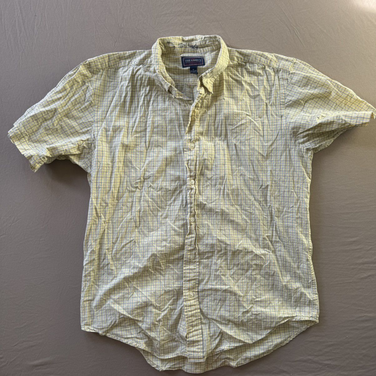 Steve And Barrys Vintage Steve & Barry’s Cotton Grid Shirt Size US M / EU 48-50 / 2 - 1 Thumbnail