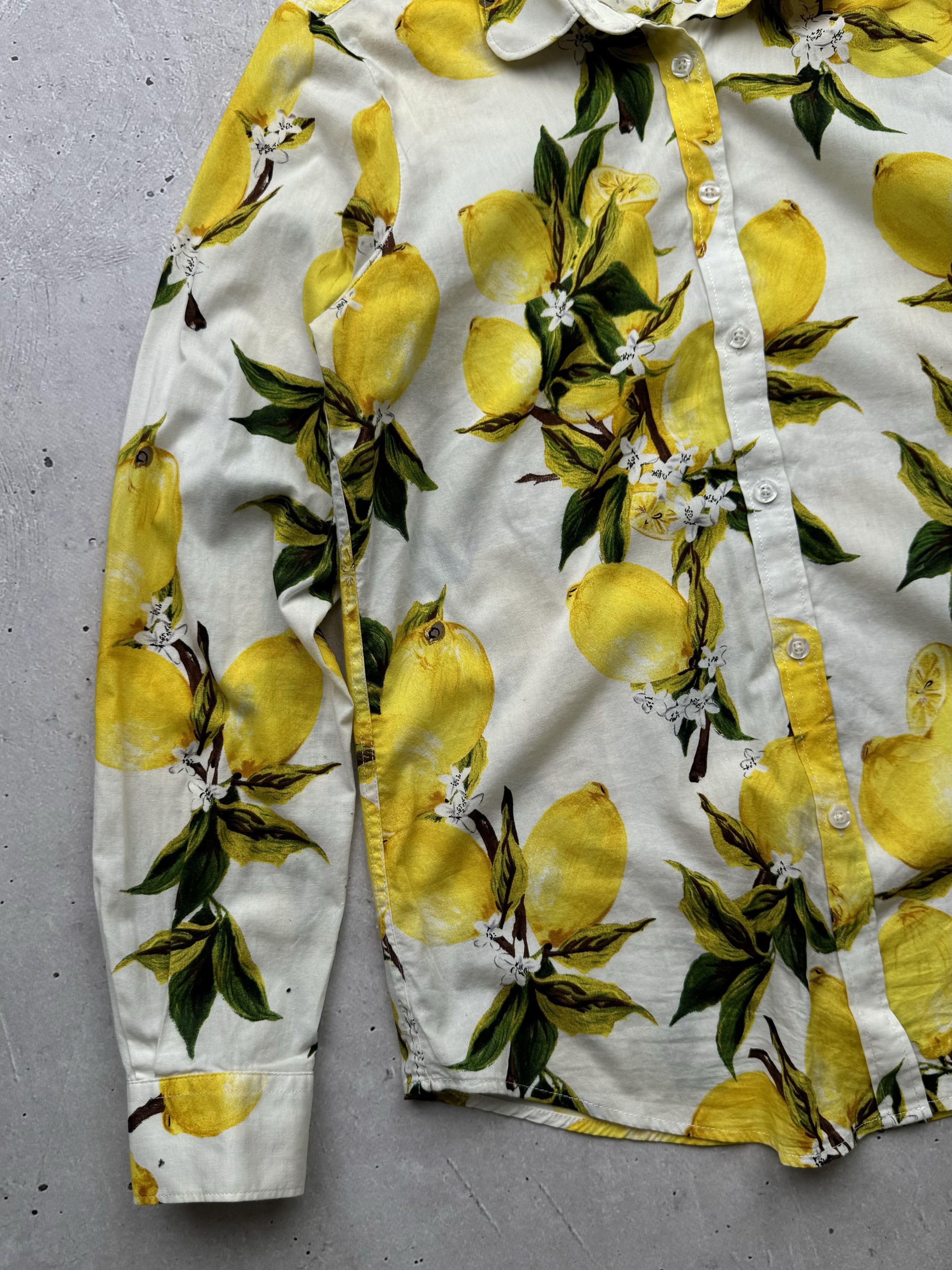 Miu Miu × Prada × Vintage PRADA Lemon Vintage Shirt Size M / US 6-8 / IT 42-44 - 2 Thumbnail