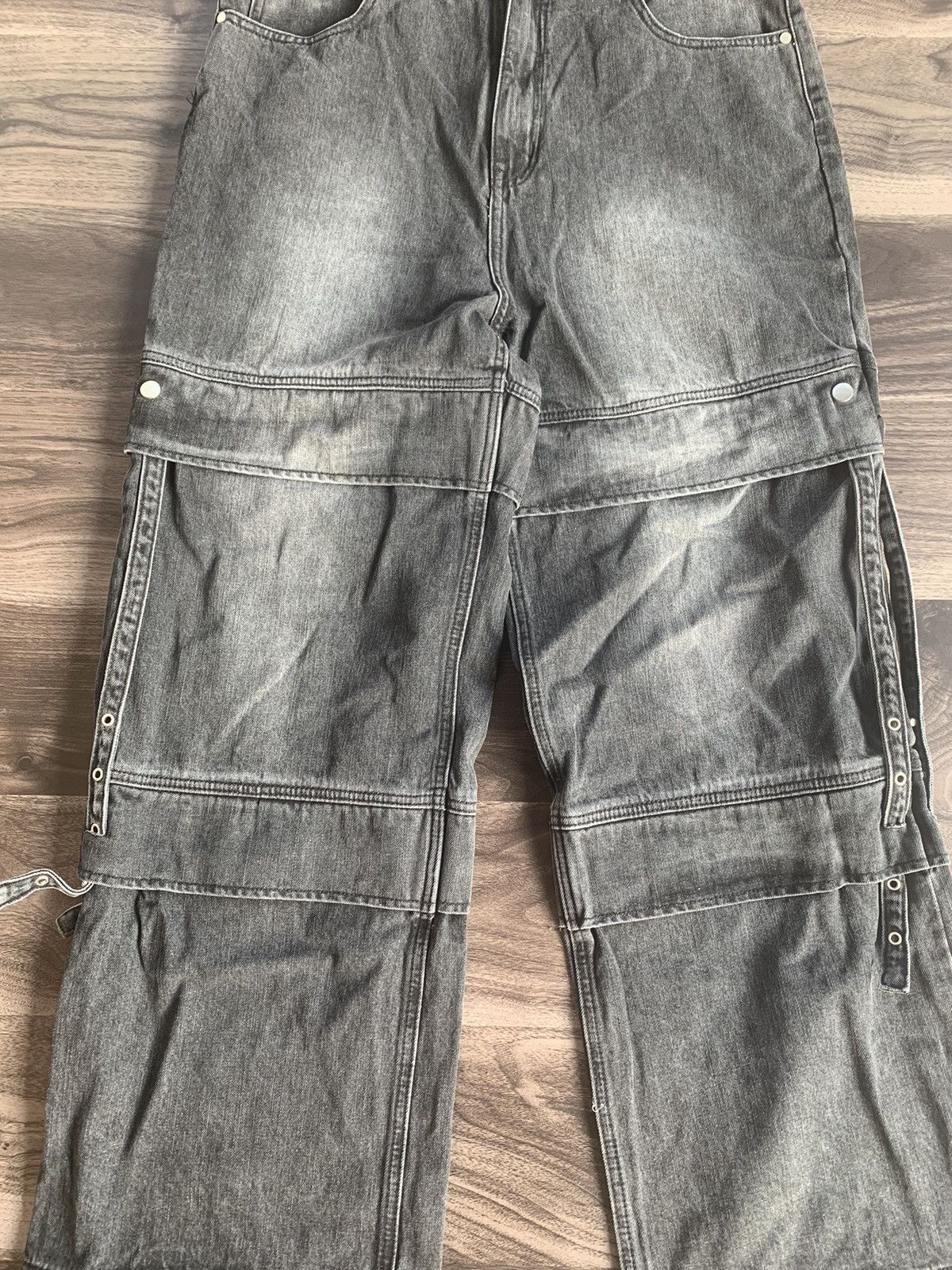 Vintage Baggy Jeans Pants Size US 33 - 2 Thumbnail