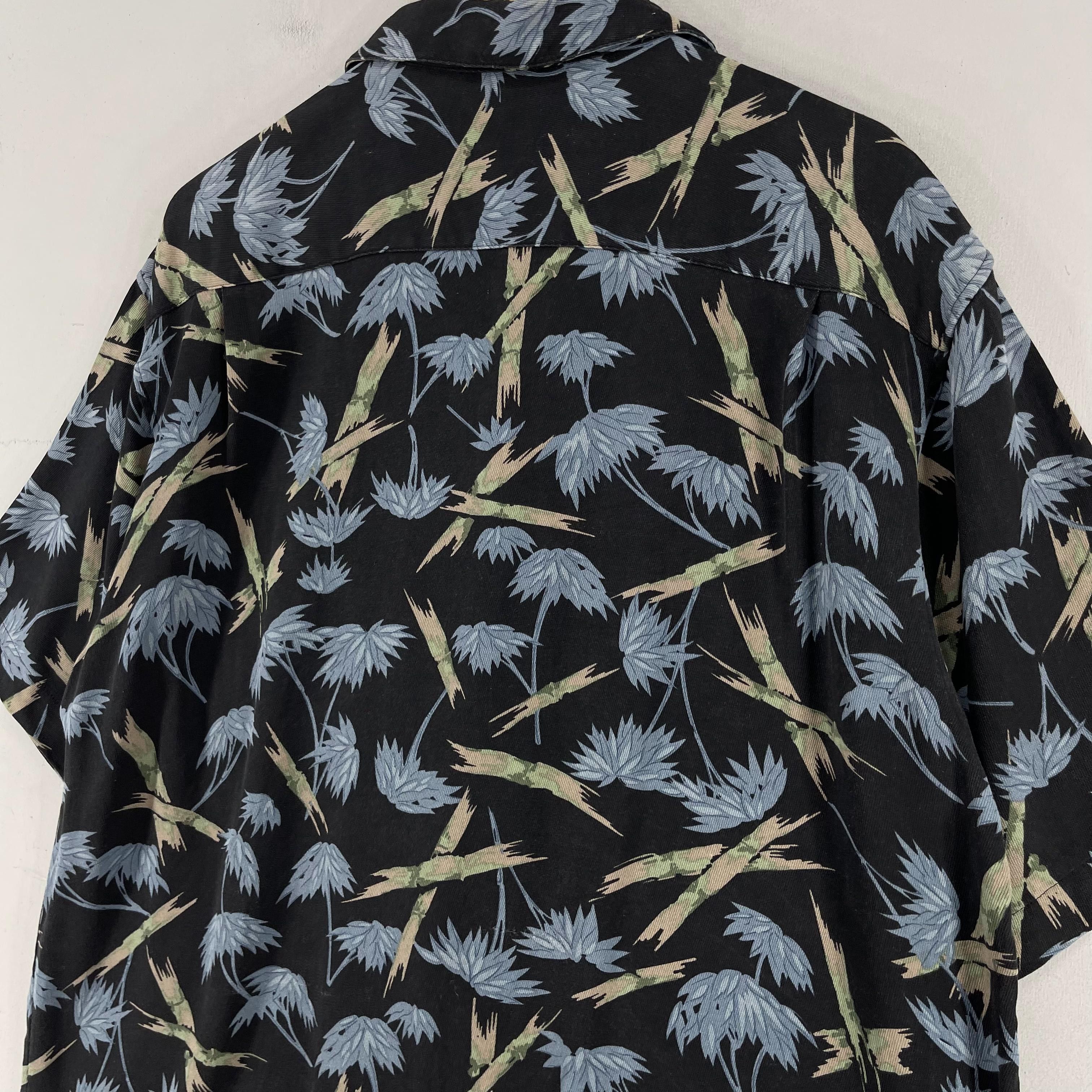 Japanese Brand × Vintage Vintage Hawaiian Japanese Bamboo Leaves Motive Button Up Size US XL / EU 56 / 4 - 7 Thumbnail