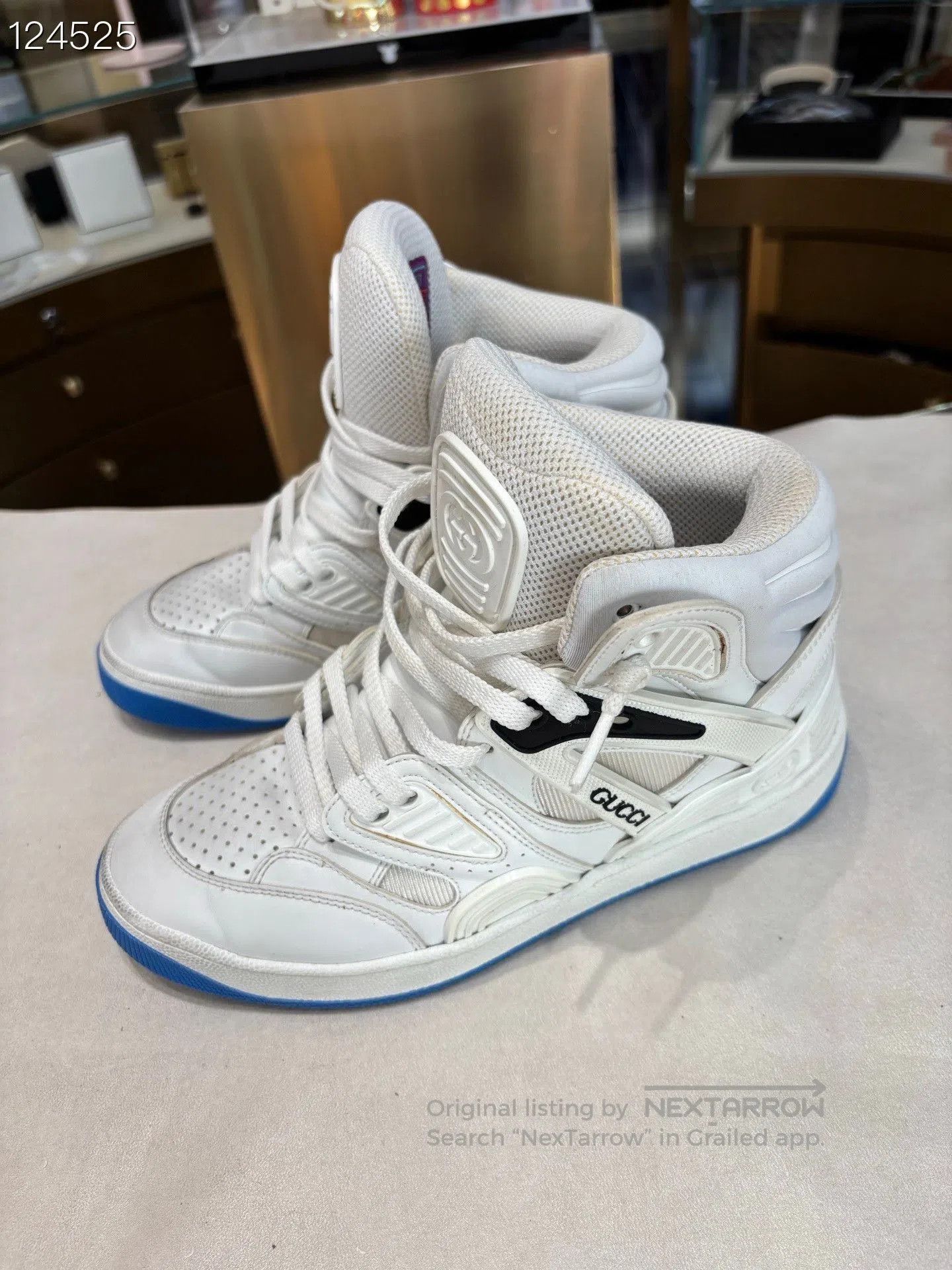 Gucci Gucci Basket Distressed High. Size US 4.5 / IT 34.5 - 3 Thumbnail