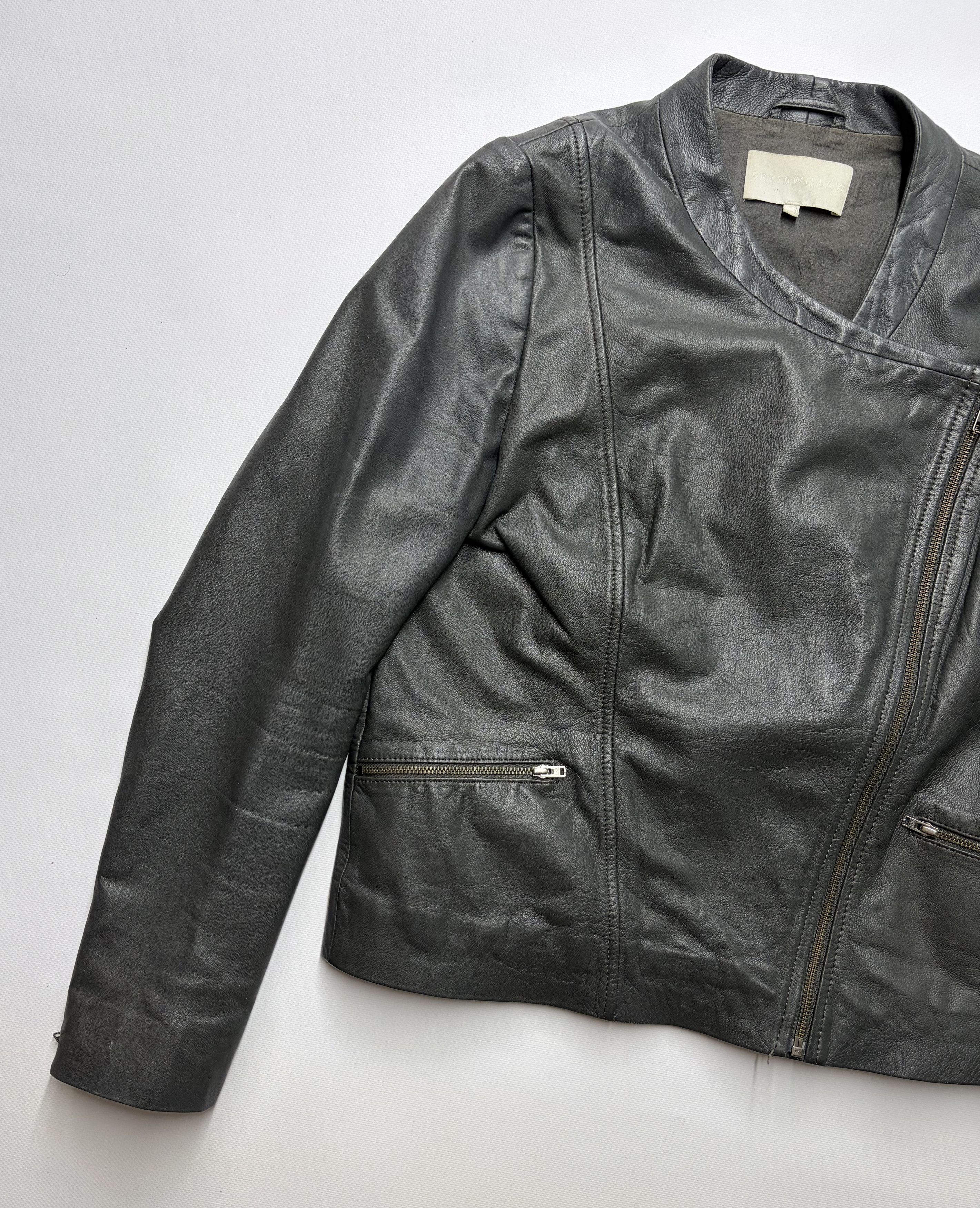 Vintage Vintage Women's Leather Jacket Size M / US 6-8 / IT 42-44 - 2 Thumbnail