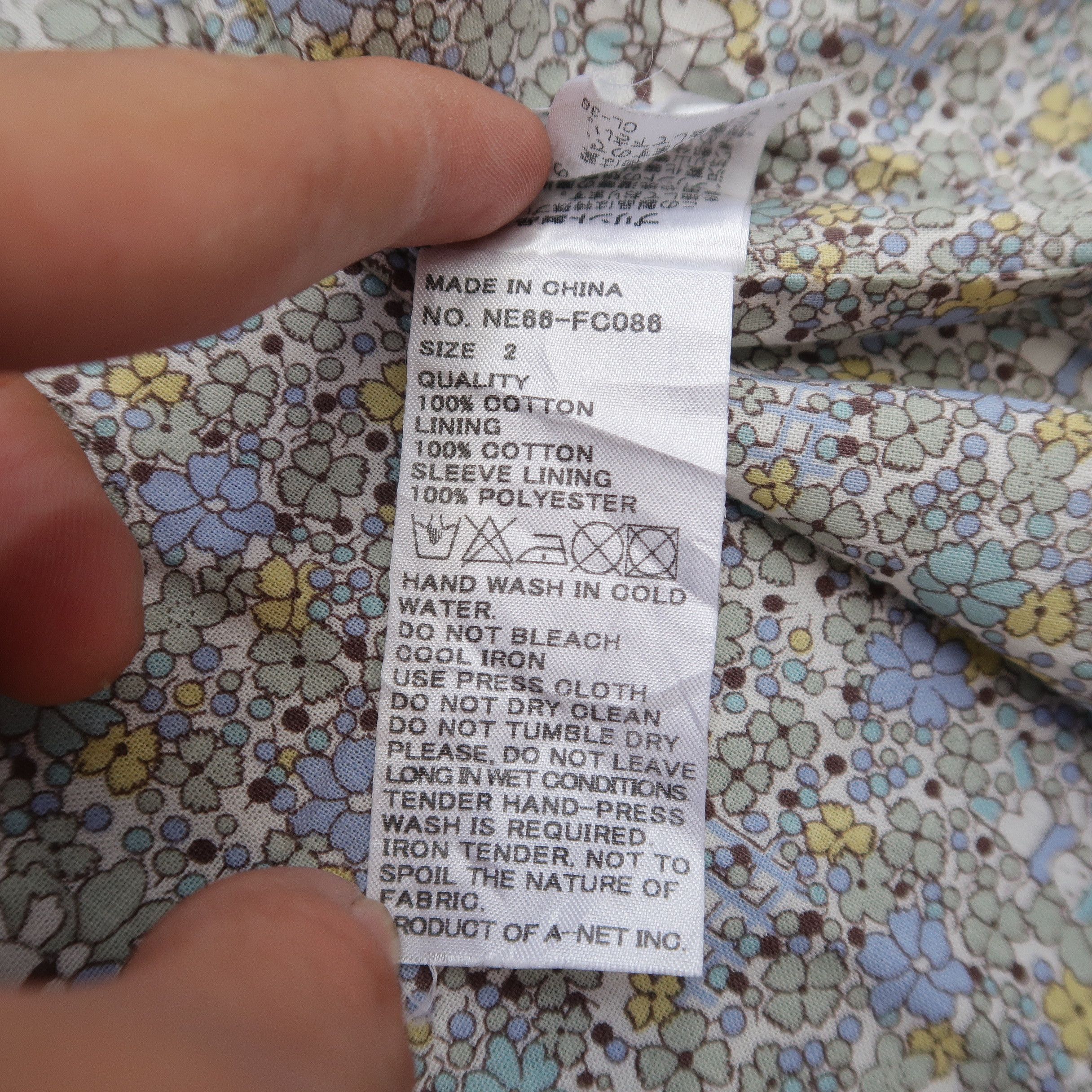 Issey Miyake Vintage Ne-net Issey Miyake Floral Hunting Jacket Size US M / EU 48-50 / 2 - 18 Thumbnail