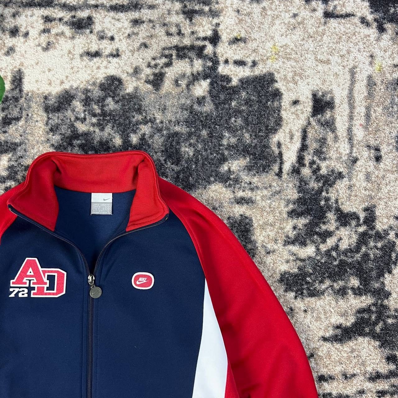 Nike Nike Athletic Vintage Y2K Mini Logo Zip Up Track Jacket Size US M / EU 48-50 / 2 - 2 Thumbnail