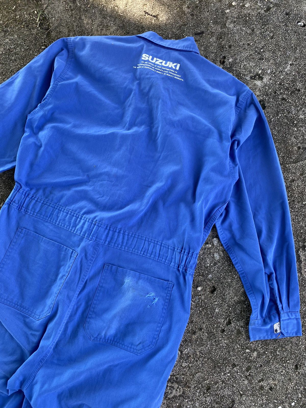 Vintage Vintage Distressed Suzuki Jumpsuit Size US 37 - 7 Thumbnail