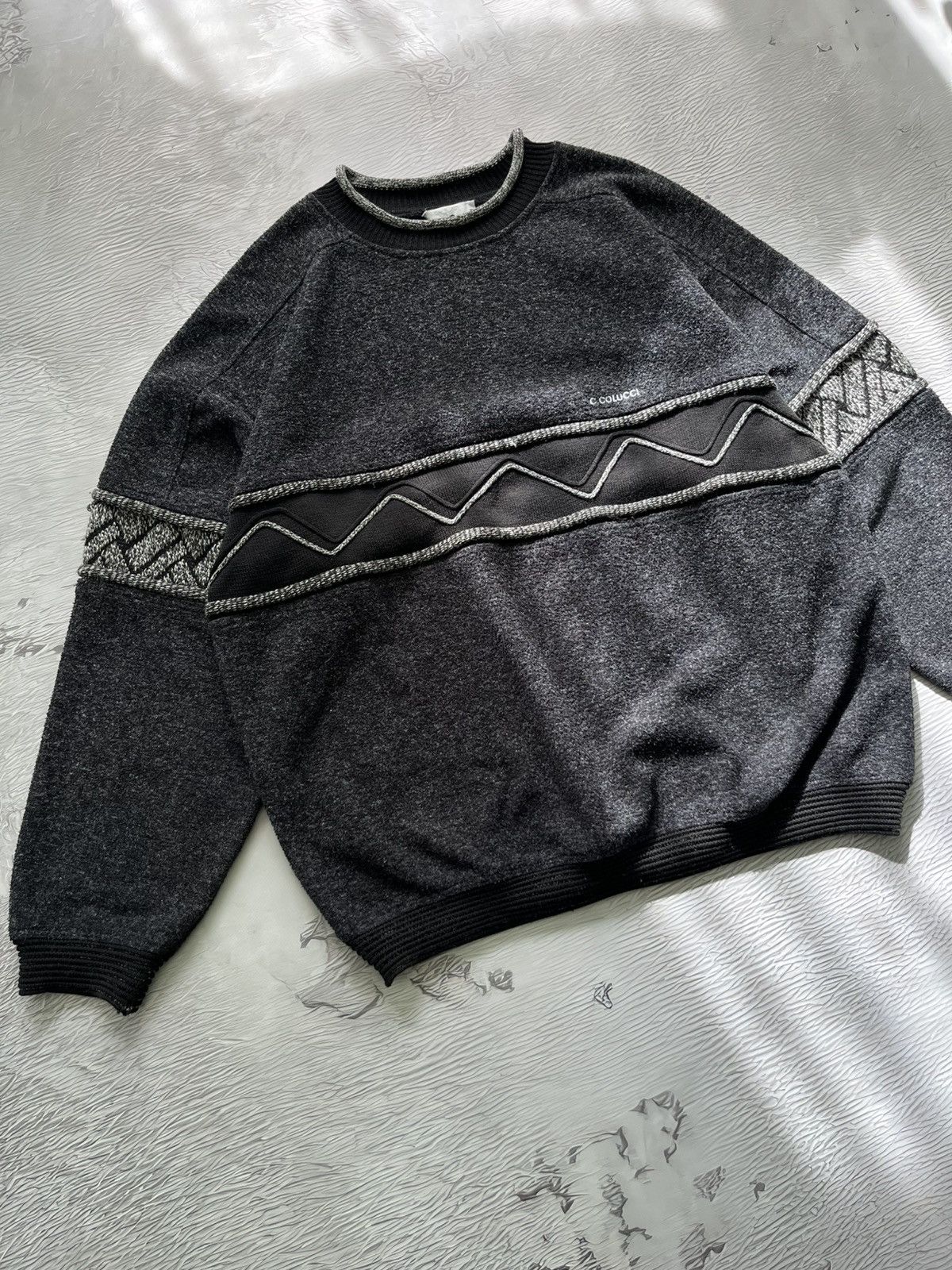 Carlo Colucci Carlo Colucci Vintage Sweater Wool Cable Knitwear Size US L / EU 52-54 / 3 - 2 Thumbnail