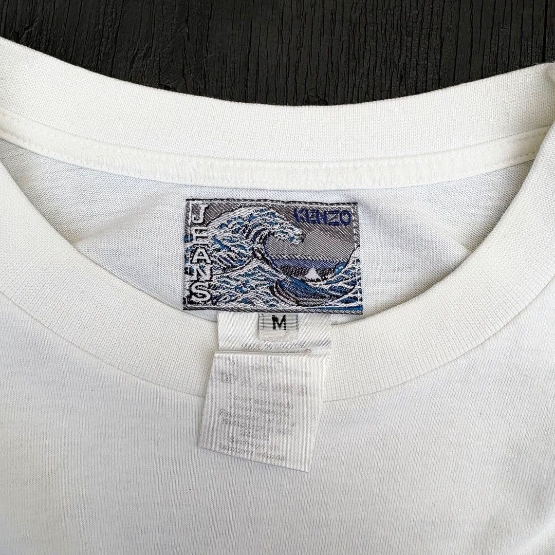 Kenzo × Vintage Kenzo Jeans 1990 90s Vintage Graphic Logo Designer T-Shirt Size US M / EU 48-50 / 2 - 5 Thumbnail