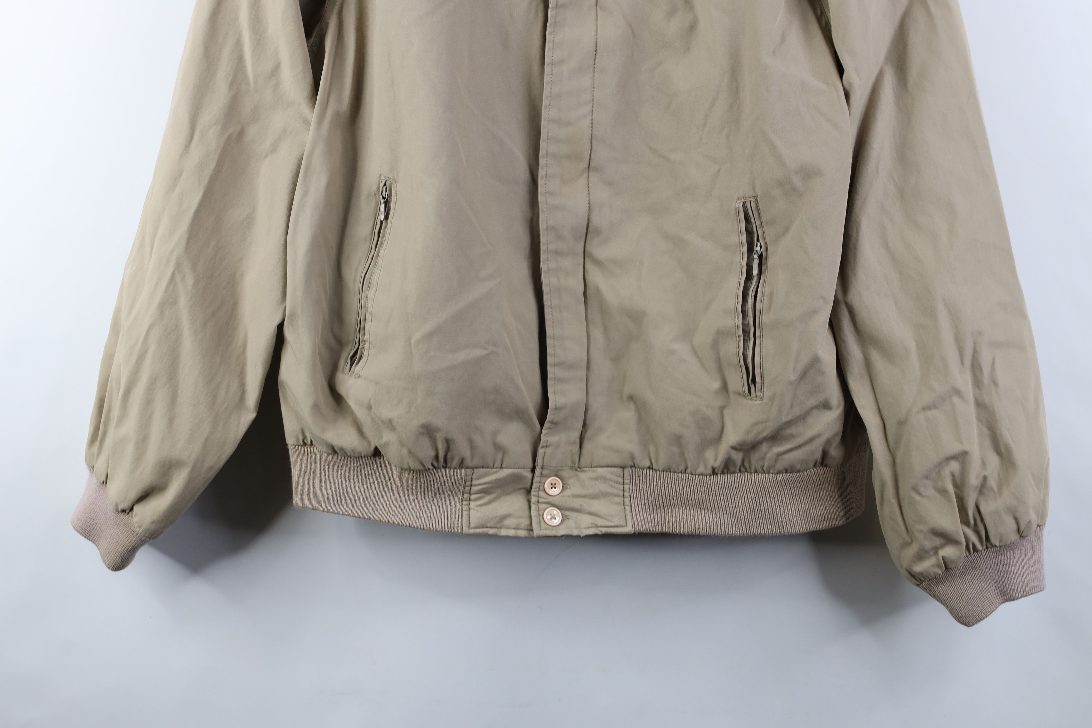 Vintage Vintage 90s Streetwear Catalina Bomber Jacket Beige Size US L / EU 52-54 / 3 - 3 Thumbnail