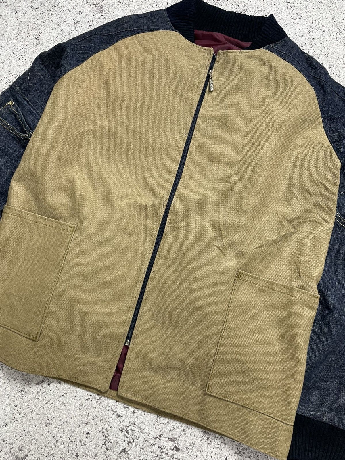Vintage Utility canvas duck reworked workwear cargo jacket Size US L / EU 52-54 / 3 - 9 Thumbnail