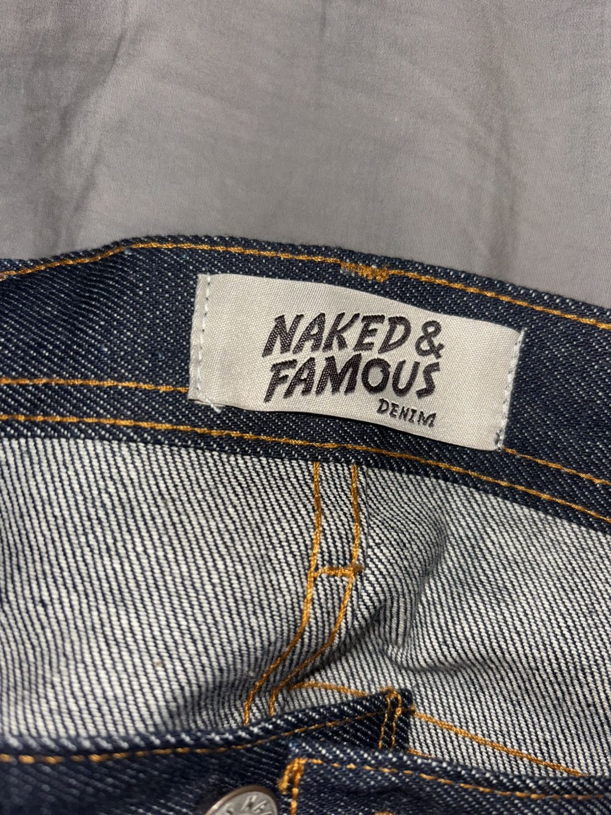 Naked & Famous Dirty Fade Selvedge - Weird Guy Fit Size US 31 - 2 Thumbnail