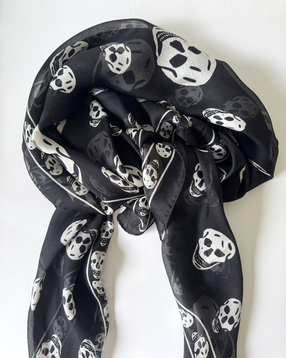 Alexander McQueen Alexander McQueen Skull Scarf Size ONE SIZE - 2 Thumbnail