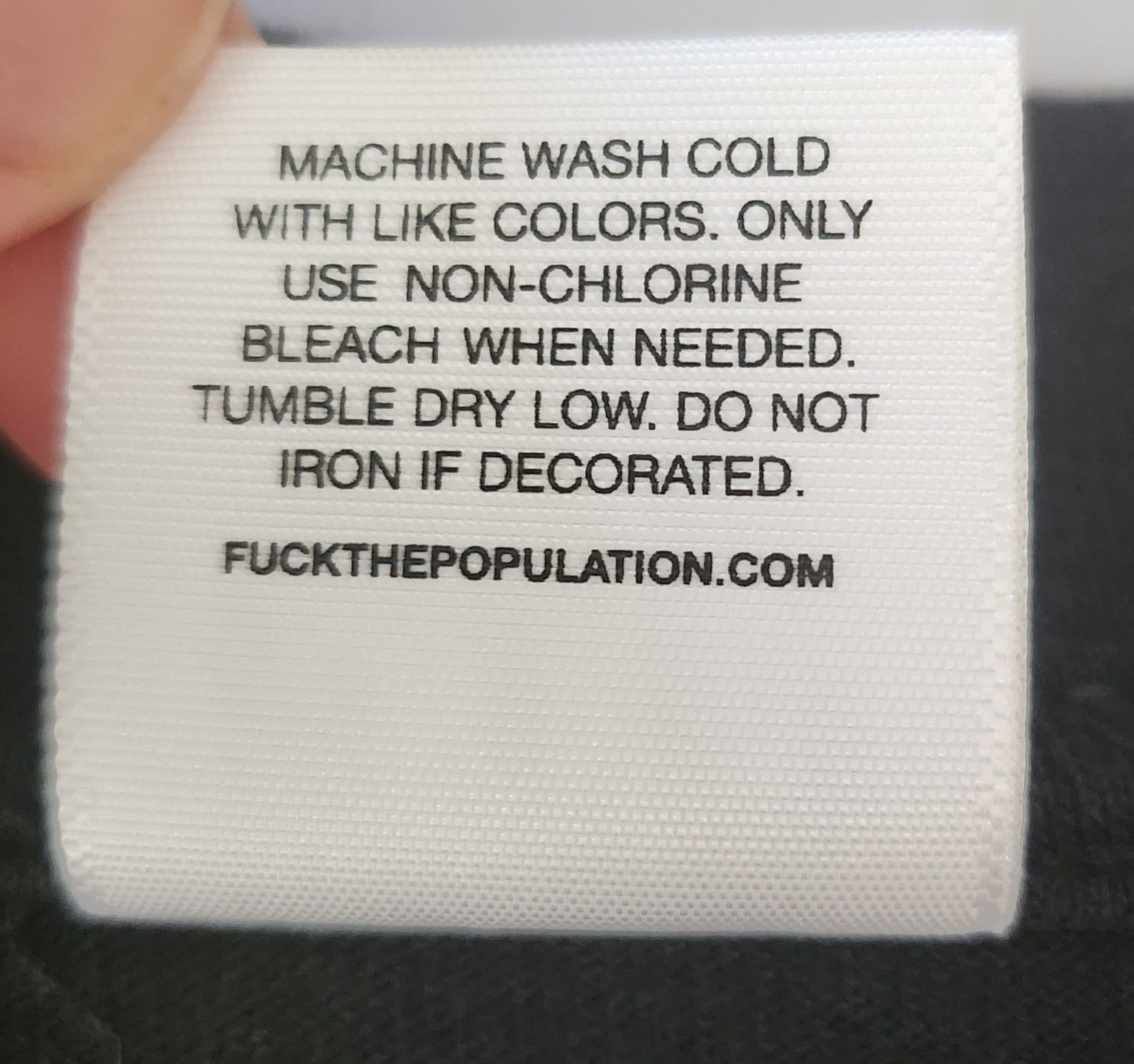 Fuck The Population FTP Slap Logo Tee Size US L / EU 52-54 / 3 - 3 Thumbnail