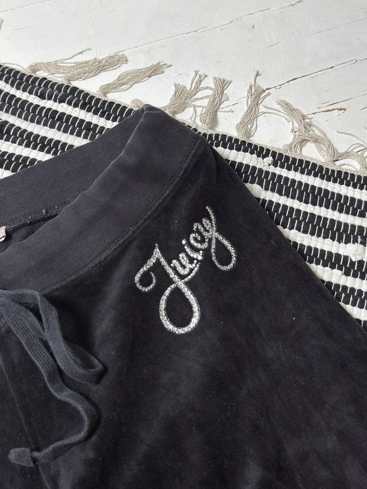 Juicy Couture VINTAGE JUICY COUTURE VELOUR PANTS Size 30" / US 8 / IT 44 - 3 Thumbnail