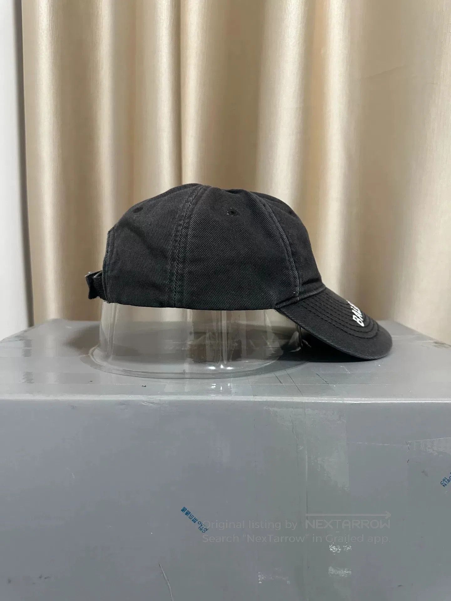 Balenciaga balenciaga logo baseball cap black grey. Size ONE SIZE - 4 Thumbnail