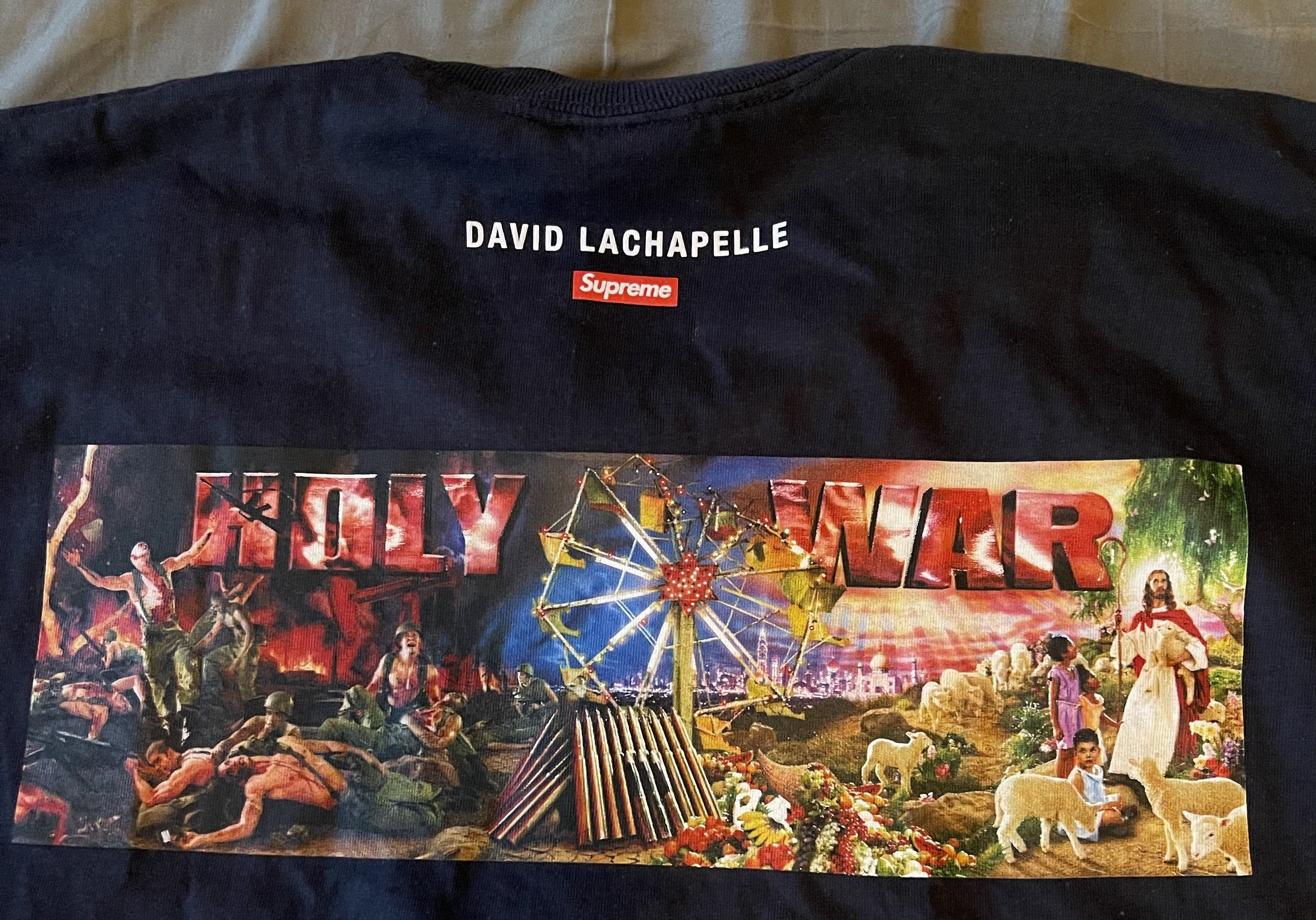 Supreme Holy war Tee x David LaChapelle. | Grailed