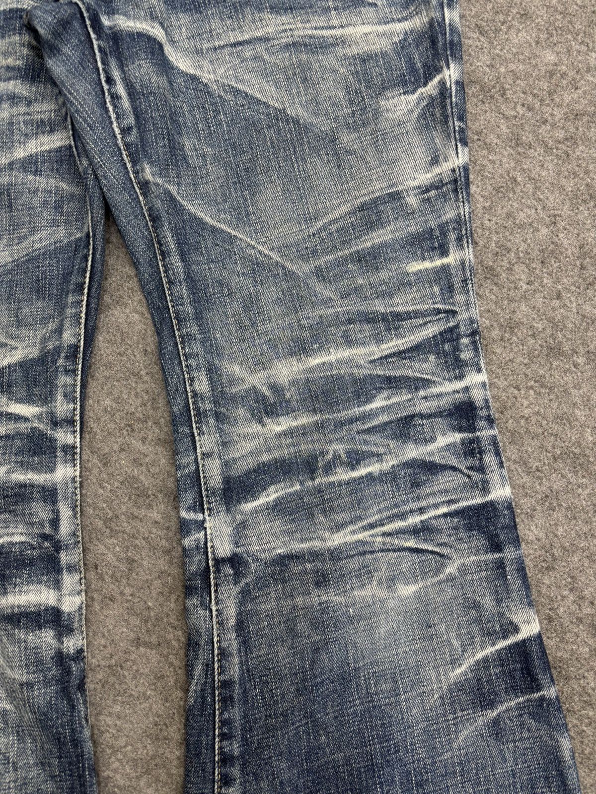 Tornado Mart 💥Bell Bottom💥Tornado Mart Crazy Claw Mark Denim F621 Size 33" - 6 Thumbnail