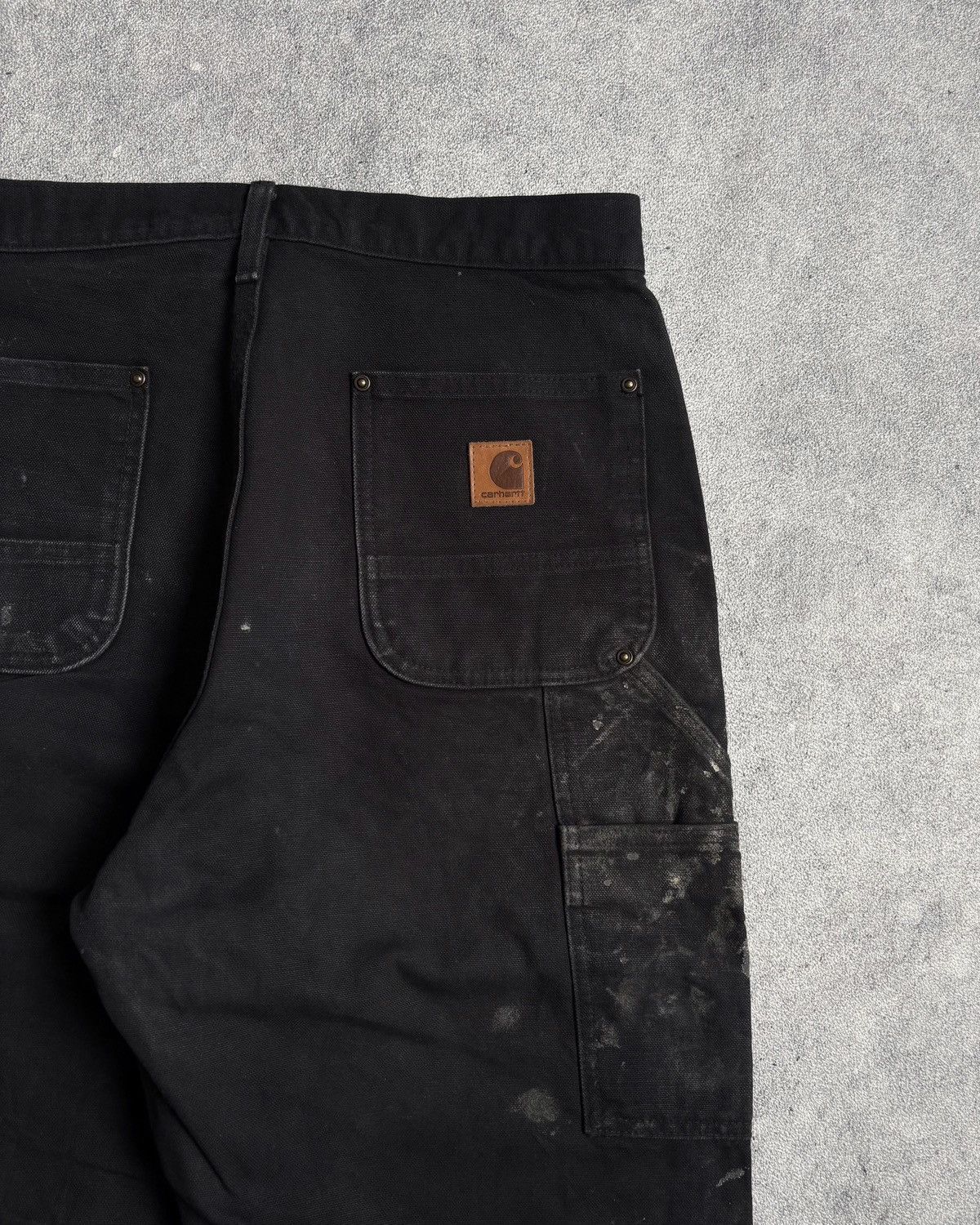Carhartt Faded Black Painters Carhartt Double Knee Pants Size US 31 - 7 Thumbnail