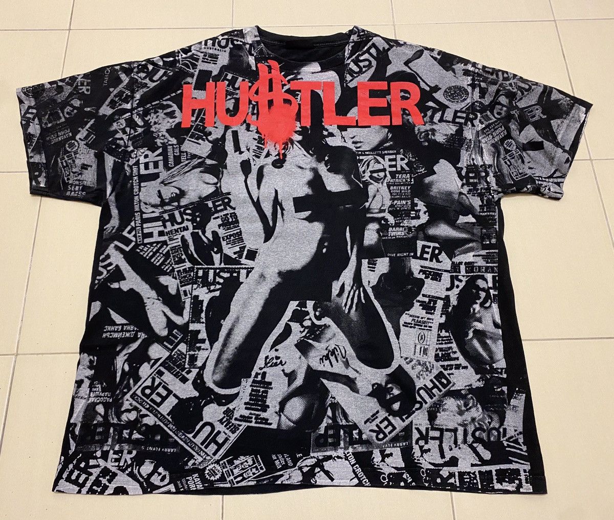 Other × Vintage Hustler Hardcore Porn Magazine All Over Print Size US XL / EU 56 / 4 - 1 Thumbnail