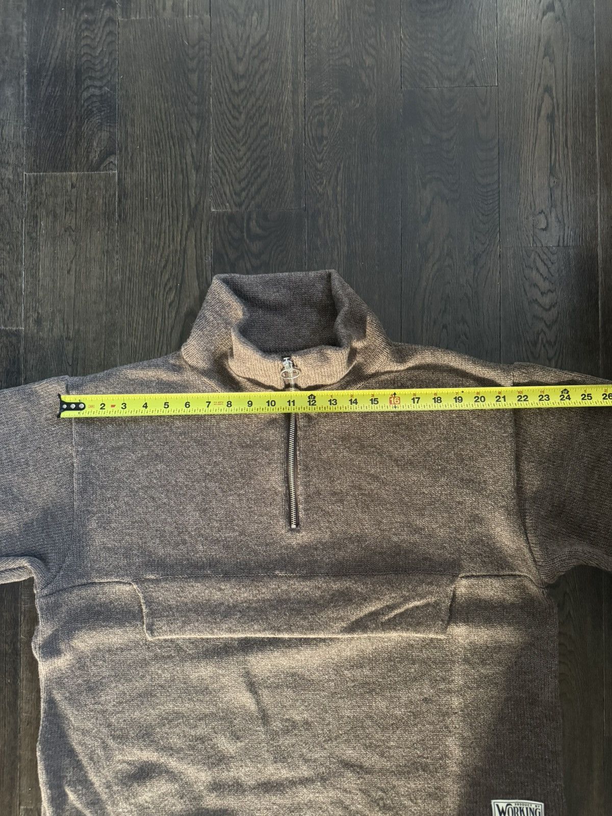 Kapital 5G Shetland Wool Half Zip Anorak Moca Size US L / EU 52-54 / 3 - 8 Thumbnail