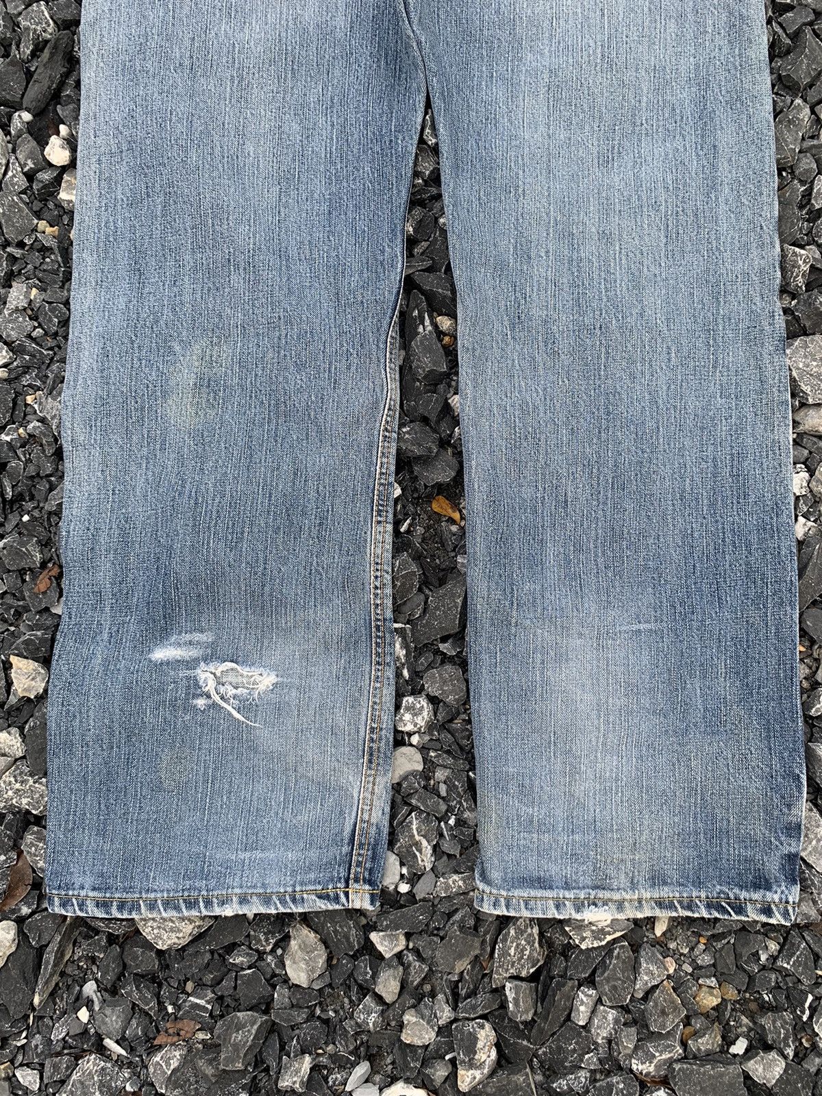 Other VINTAGE EDWIN 505V SELVEDGE FADED JAPANESE DISTRESSED DENIM Size US 38 / EU 54 - 10 Thumbnail
