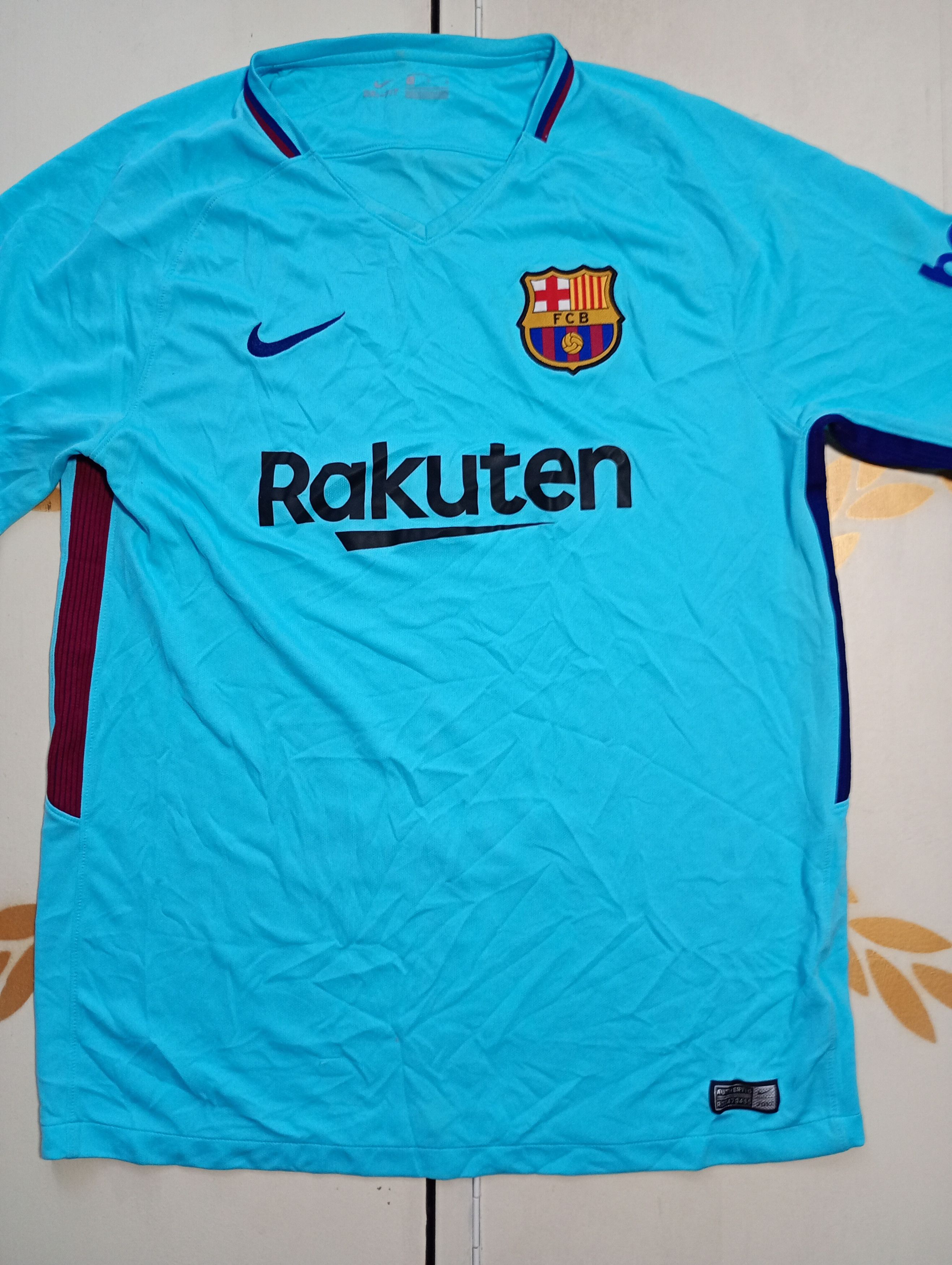 Nike Nike Barcelona FC Away Jersey 2017-2018 Size US L / EU 52-54 / 3 - 2 Thumbnail