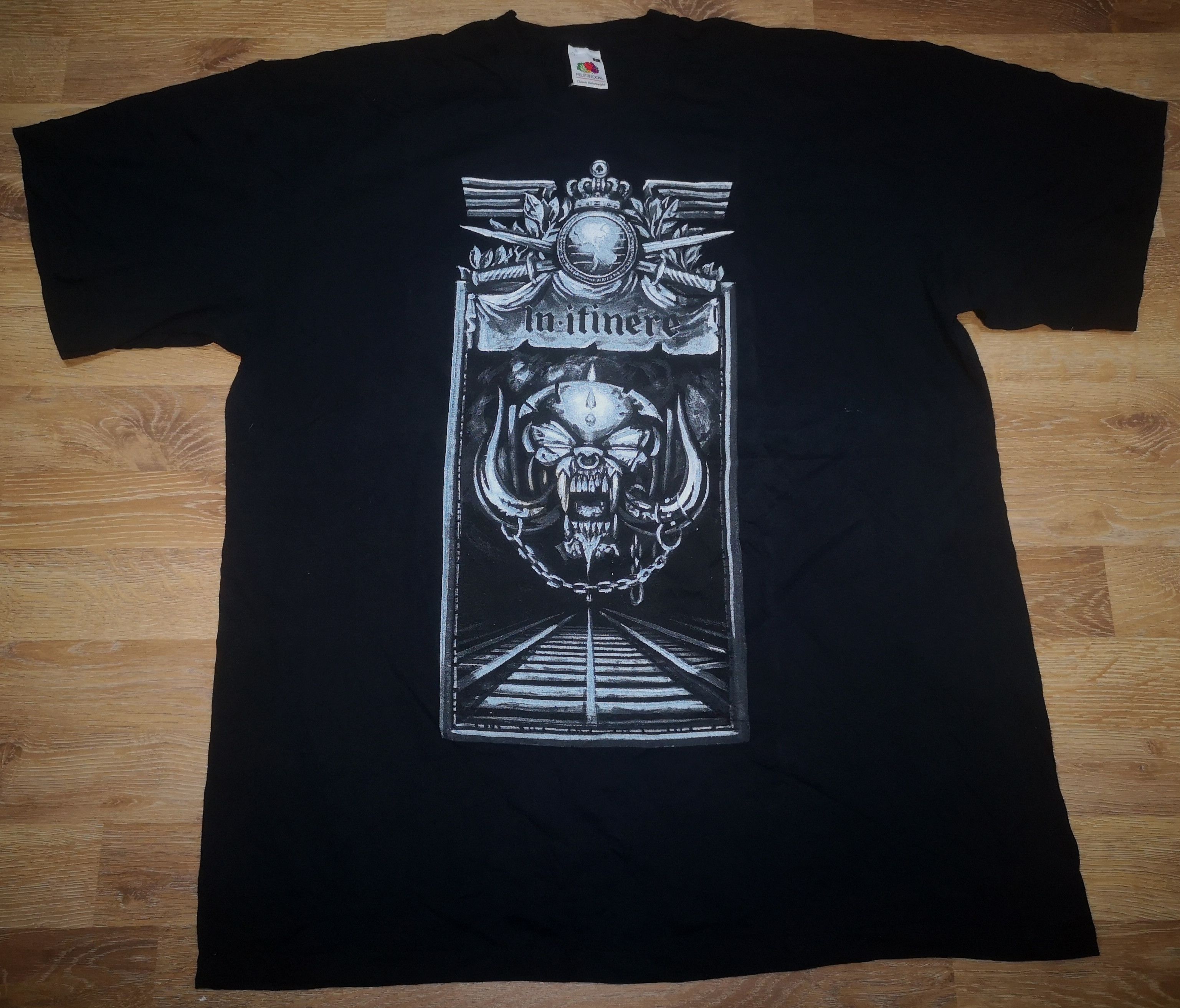 Band Tees × Vintage Vintage MOTORHEAD Metal Band In Itinere Kiss of Death Shirt Size US XL / EU 56 / 4 - 1 Thumbnail