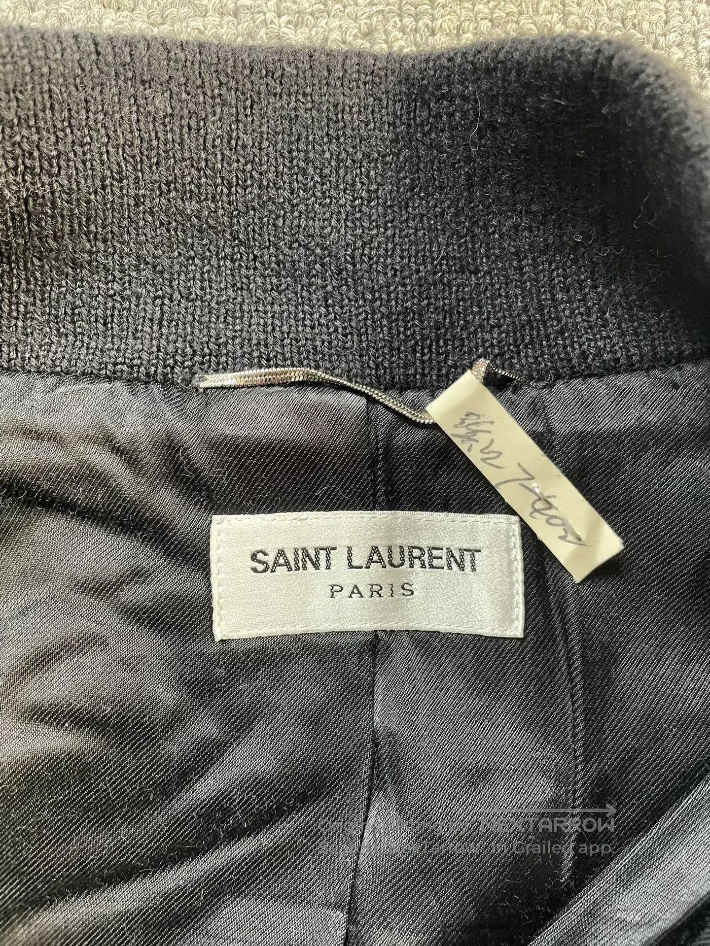 Saint Laurent Paris Saint Laurent Studded Varsity Jacket. Size US L / EU 52-54 / 3 - 5 Thumbnail