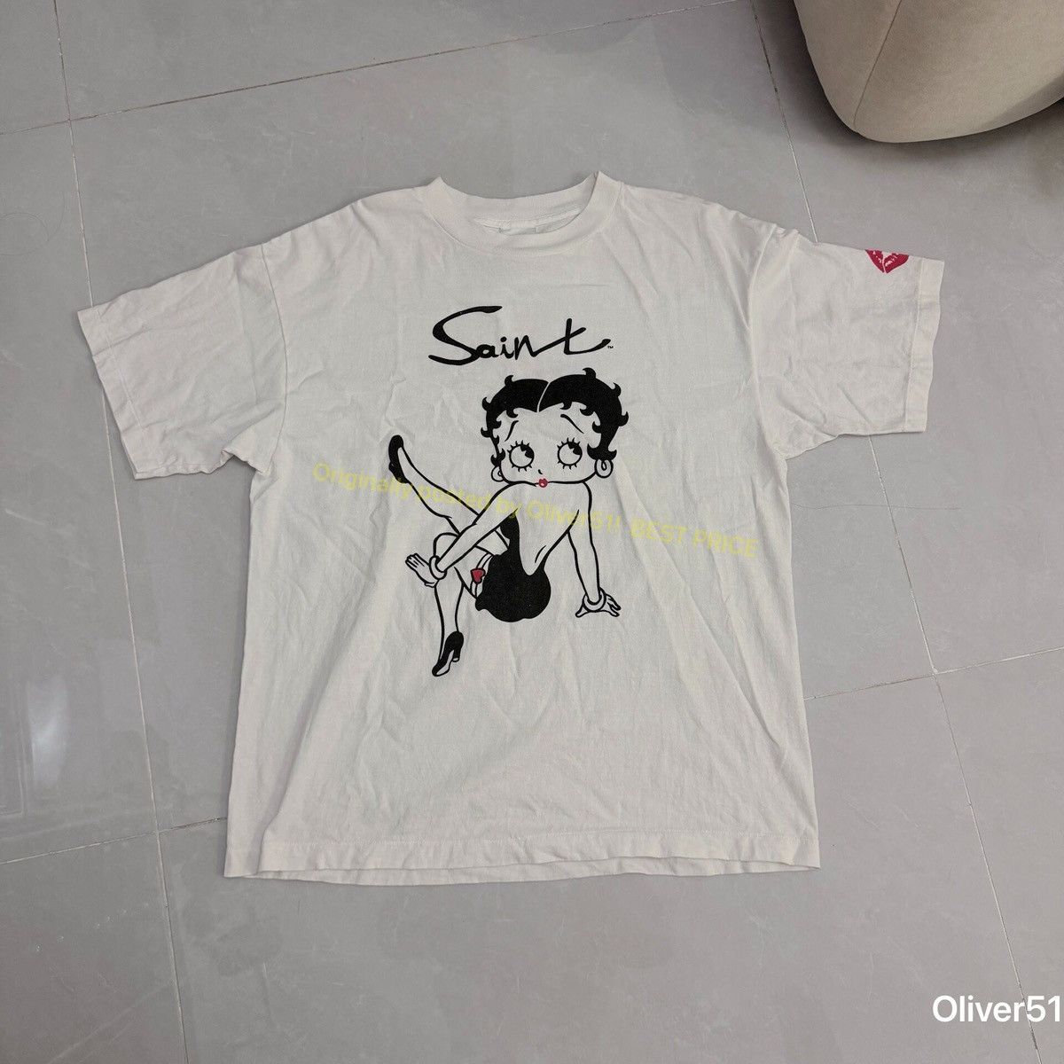 READYMADE × Saint Michael Saint Michael 'Human Fear' Washed T