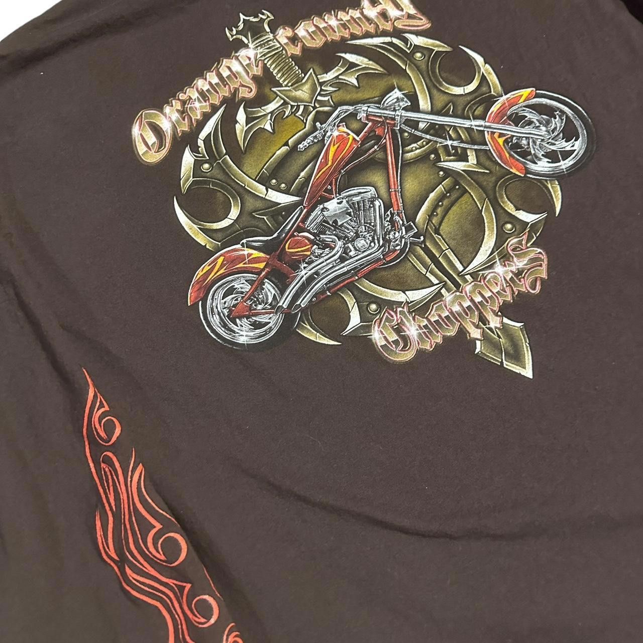 Designer Vintage 90s Orange County Choppers Long-Sleeve Shirt Size US XL / EU 56 / 4 - 4 Thumbnail