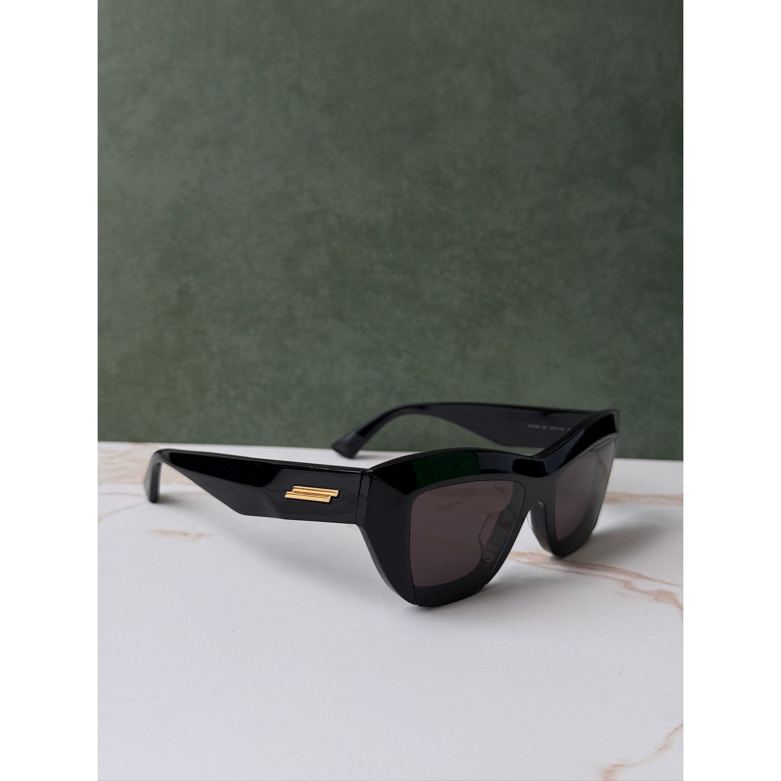 Bottega Veneta NEW Bottega Veneta BV1218S Black Cat Eye Sunglasses Size ONE SIZE - 5 Thumbnail