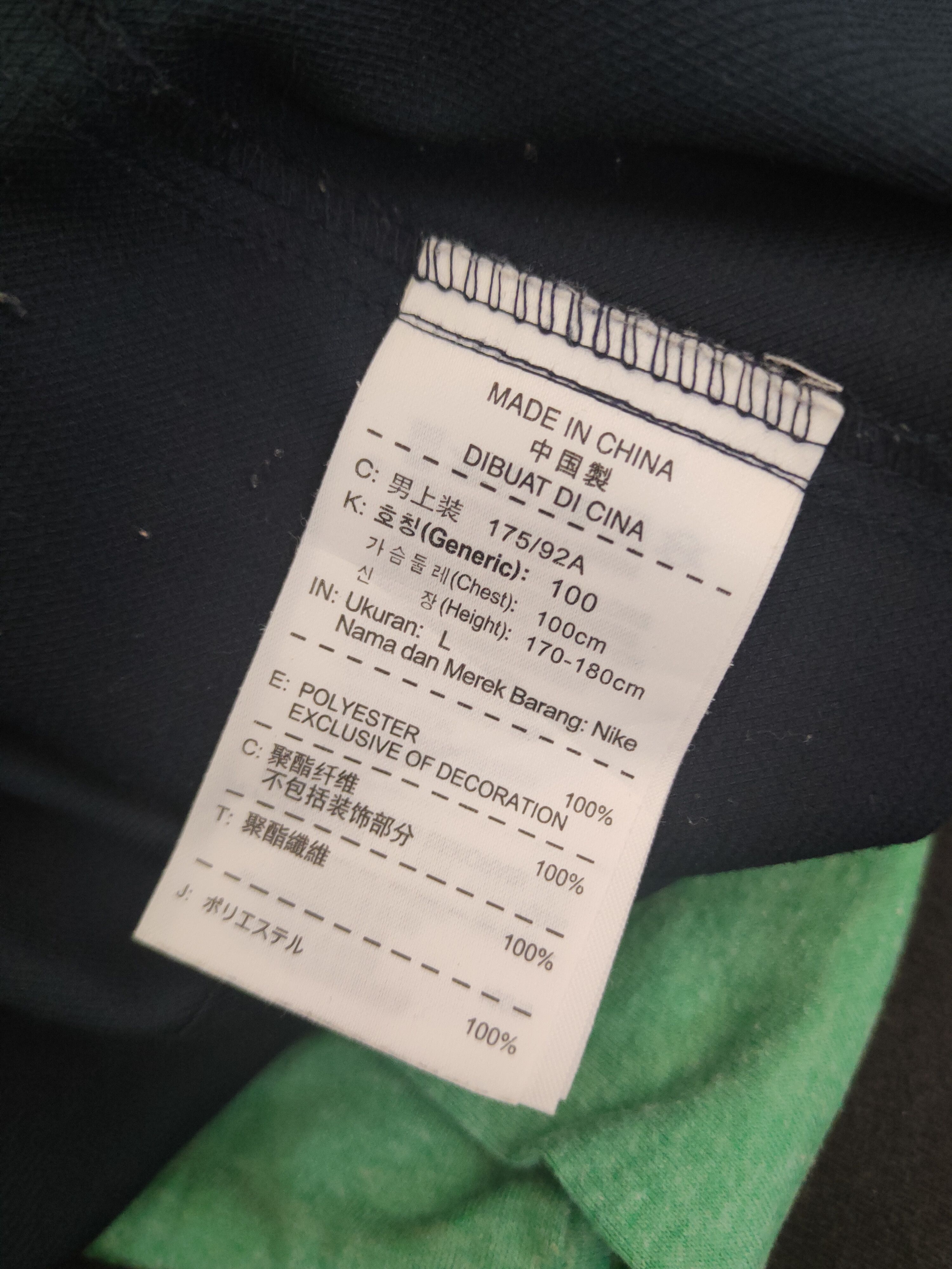 Nike Nike Navy Sweatshirts shortsleeve #S2864 Size US L / EU 52-54 / 3 - 11 Thumbnail