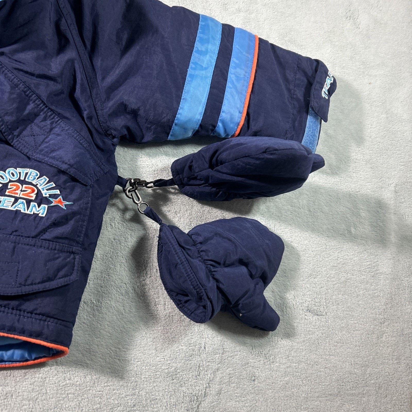 Patagonia Y2k 2000s Fur Hood Jacket 18M Toddler Youth Boys Puff Hoodie Size US XXS / EU 40 - 11 Thumbnail