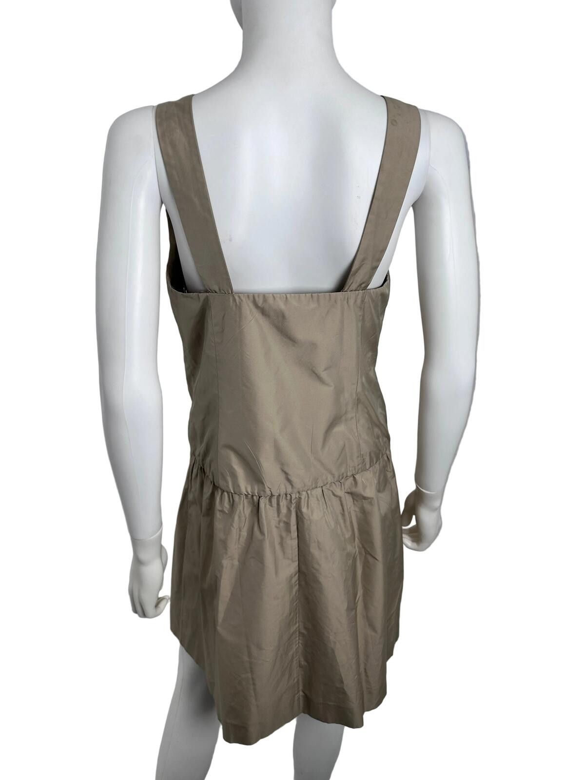 Prada Prada Beige Tactical Nylon Dress Size M / US 6-8 / IT 42-44 - 2 Thumbnail