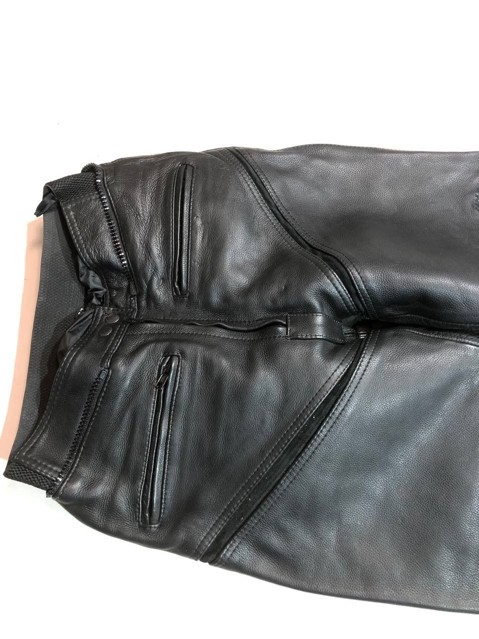 Vintage Cafe-Racer Racing Biker Leather Pants Vintage Size US 30 / EU 46 - 5 Thumbnail